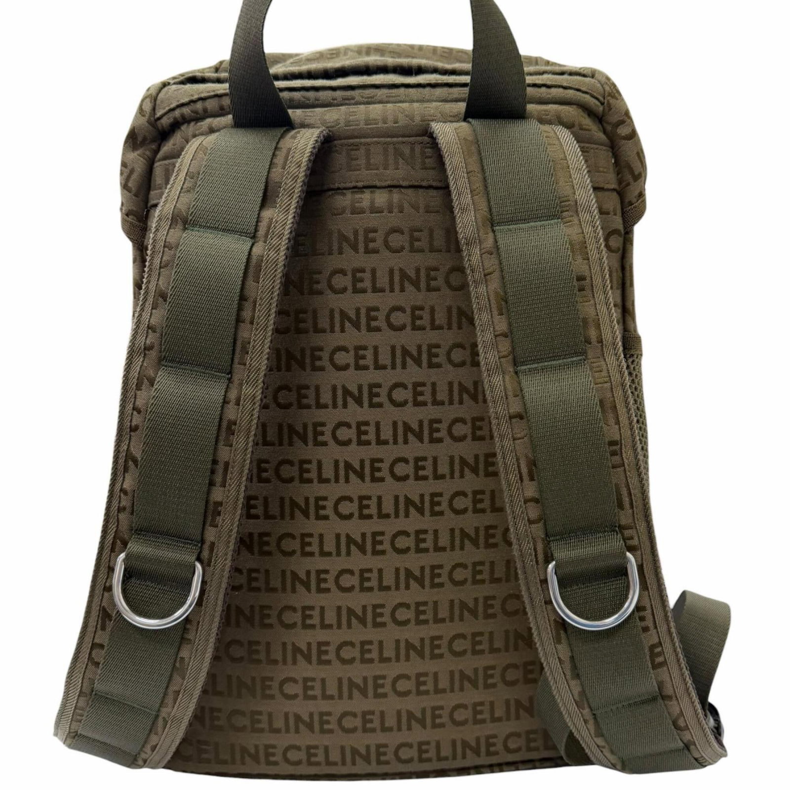 Canvas leather backpack - 4
