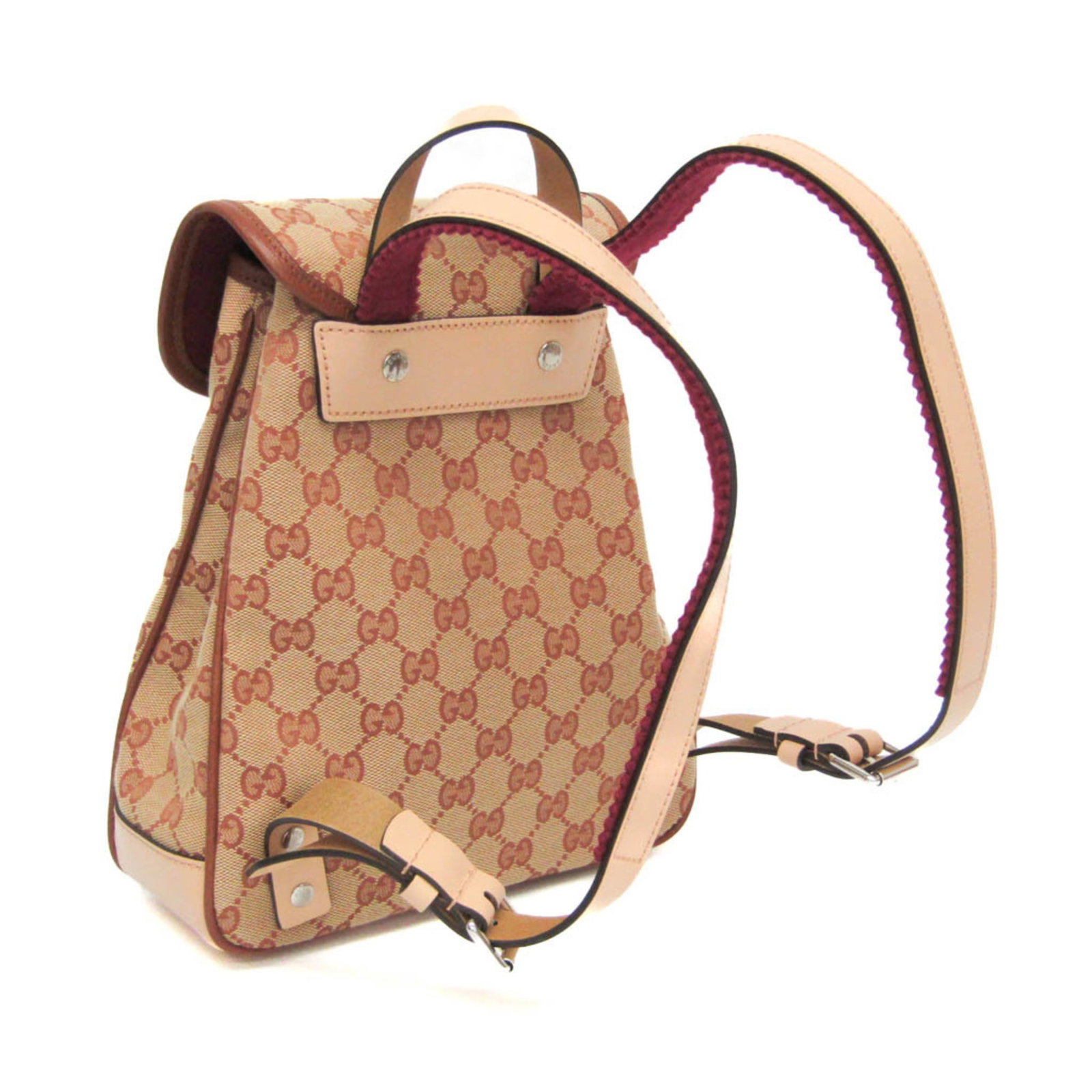 Canvas Leather backpack from Gucci - 3