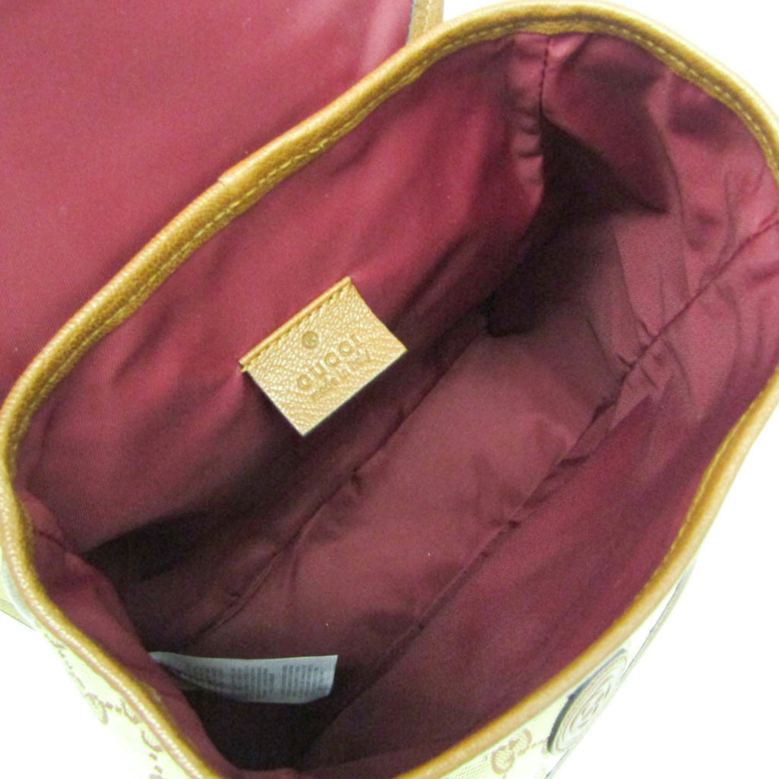 Canvas Leather backpack from Gucci - 4