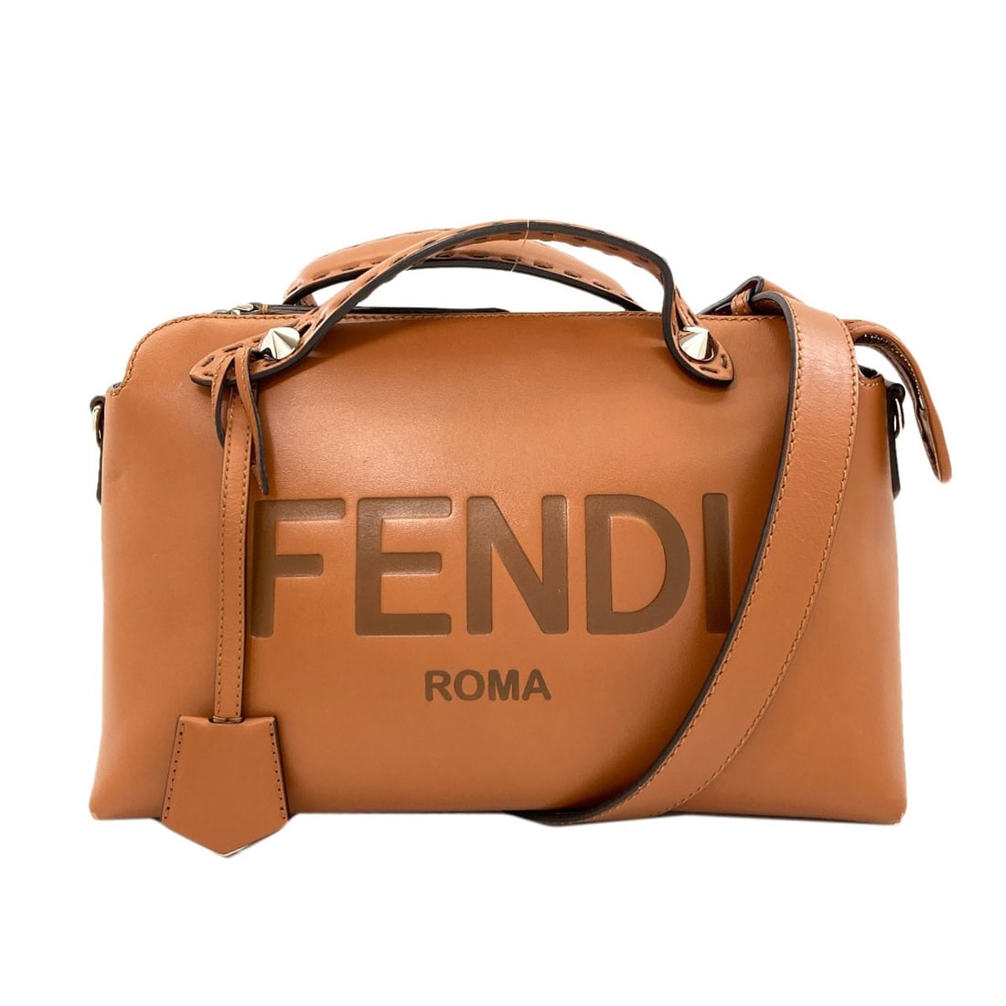 Fendi By The Way Medium 2Way Handbag Calf: Fendi By The Way Medium 2Way Handbag Calf Brown Fendi By The Way Medium 2Way Handbag with Calf Exterior. This medium-sized handbag features a classic 2-way design, perfect for everyday use. Made from