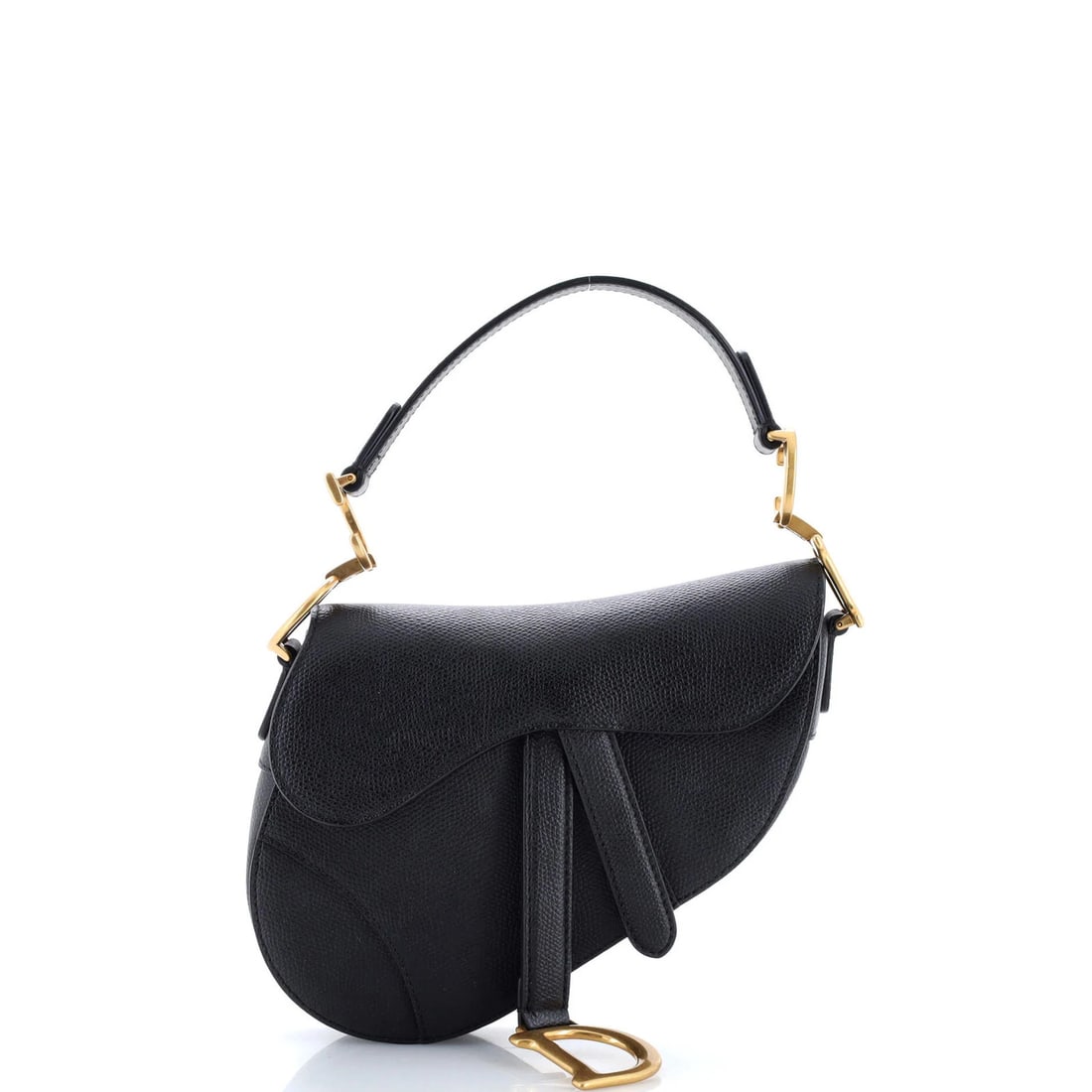 Christian Dior Saddle Handbag Leather Mini (1 of 6)