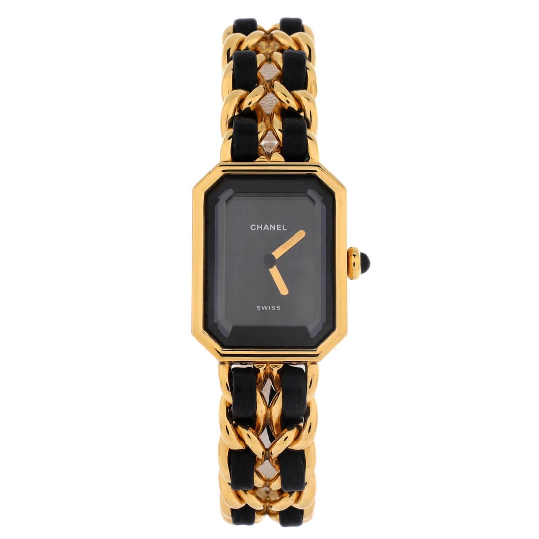 Chanel Premiere Rock Quartz Watch Plated Metal and Leather 20: Chanel Premiere Rock Quartz Watch Plated Metal and Leather 20 Chanel Premiere Rock Quartz Watch Plated Metal and Leather 20 features a Pvd stainless steel case with multi-color band, complemented by