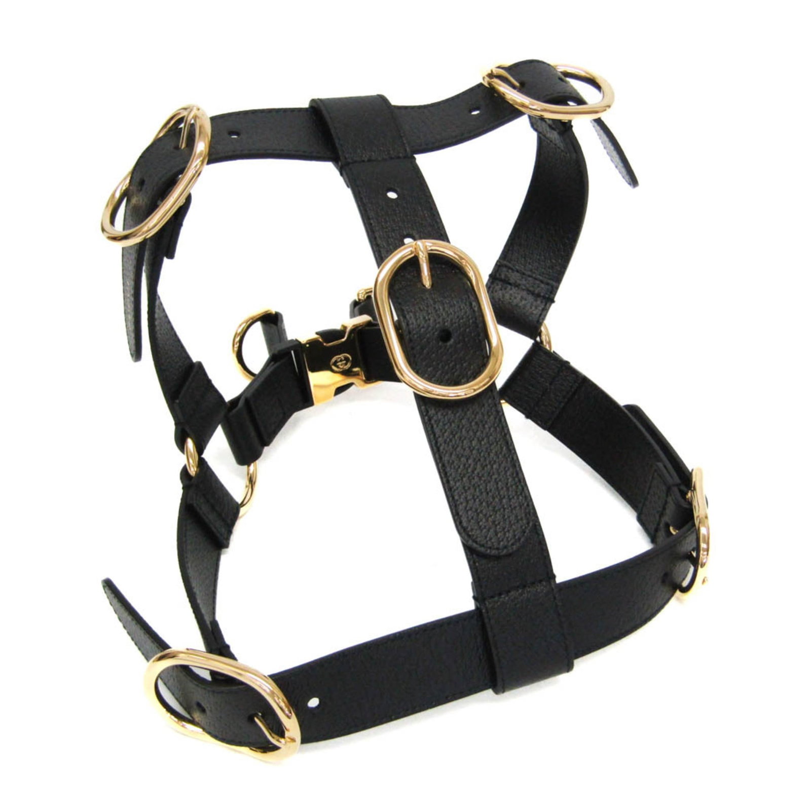 Harness Gucci Leather: Harness Gucci Leather Gucci Leather Harness - A stylish and durable accessory for your dog. Made from high-quality leather, this large size harness features an interlocking G logo and measures 53-62cm