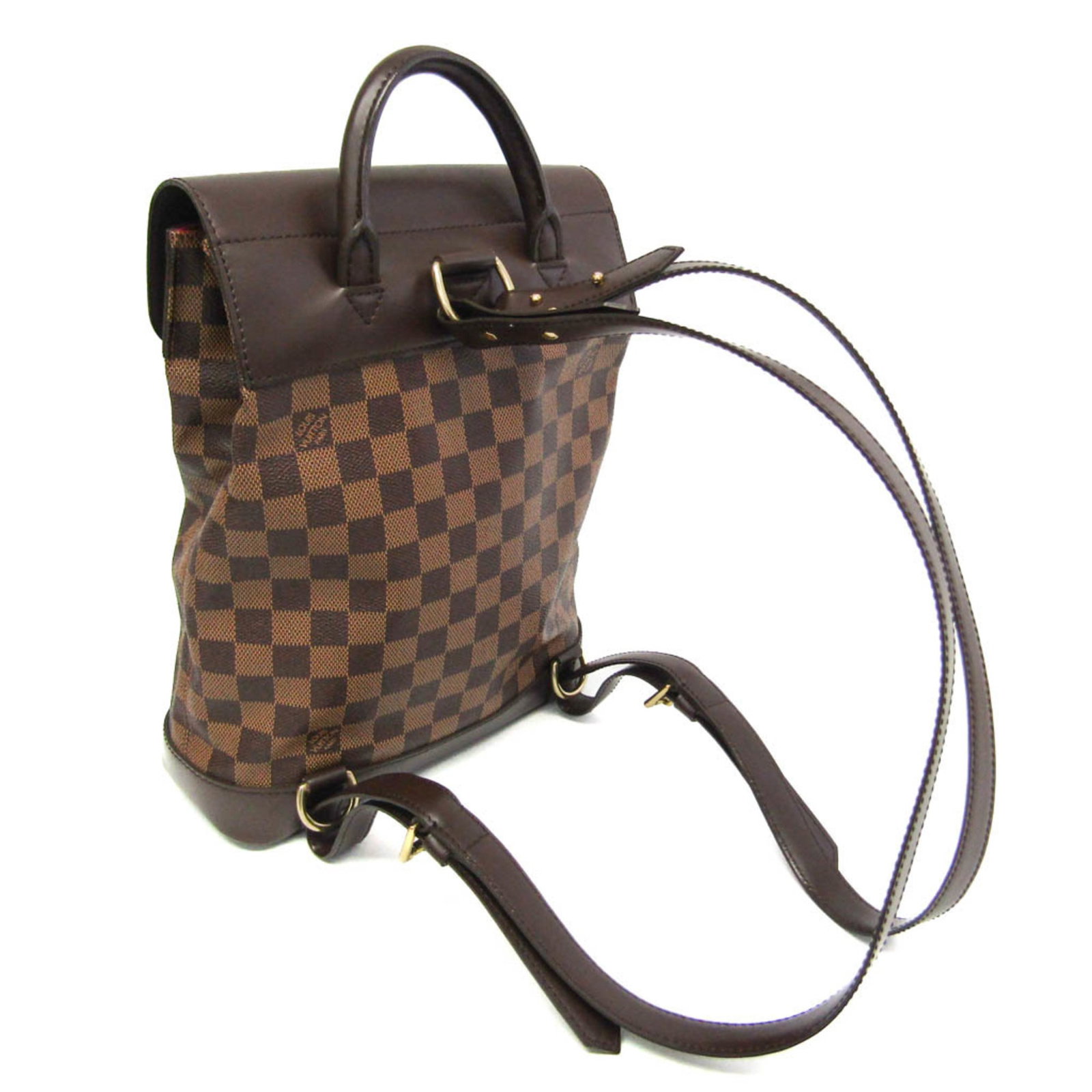 Canvas Damier Vuitton Backpack Louis - 3