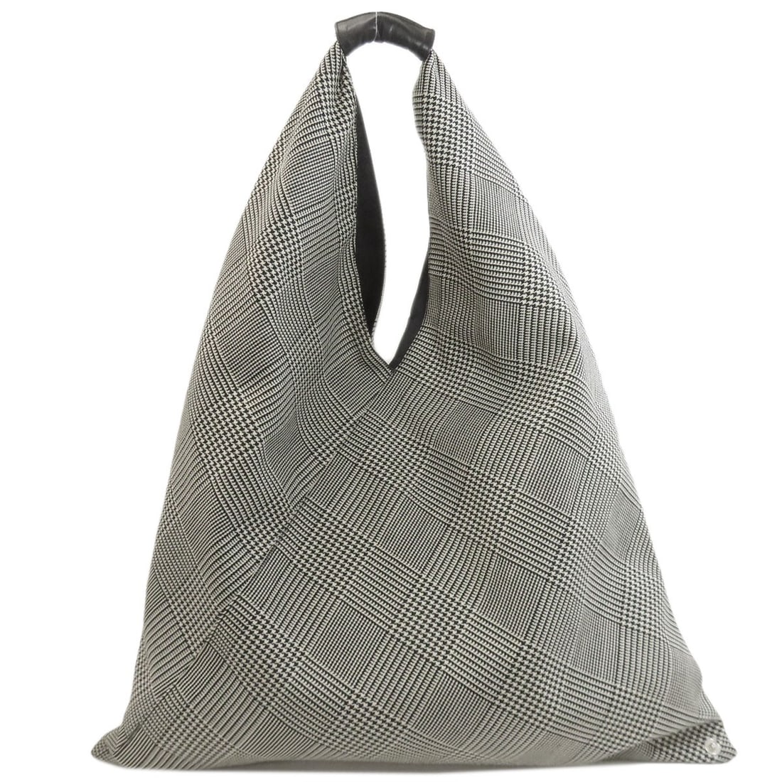 Maisonmargiela Mm6 Houndstooth Pattern Tote Bag Canvas (1 of 17)