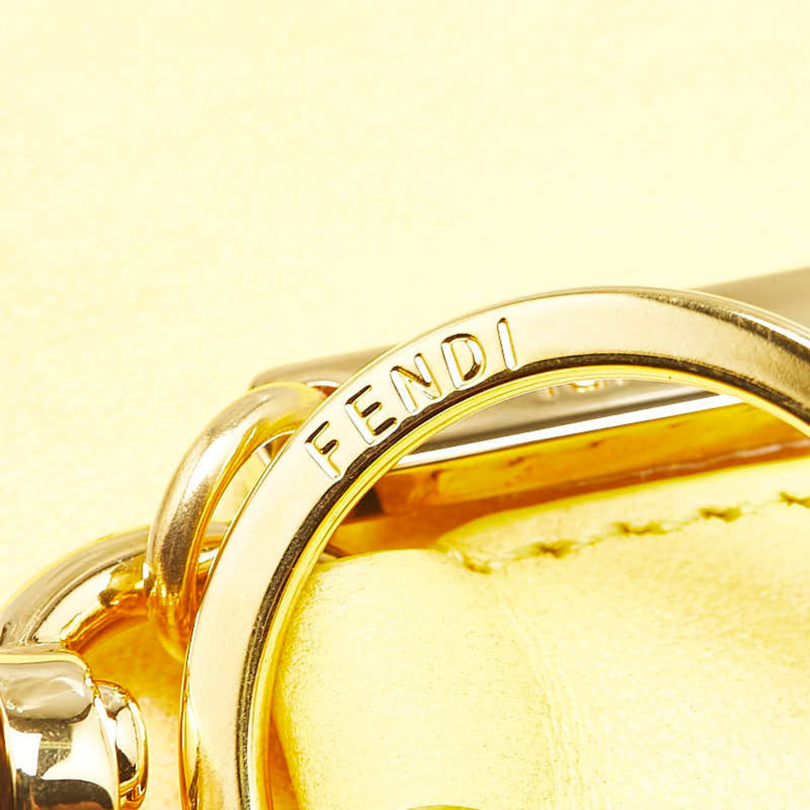 Fendi leather keyring - 7
