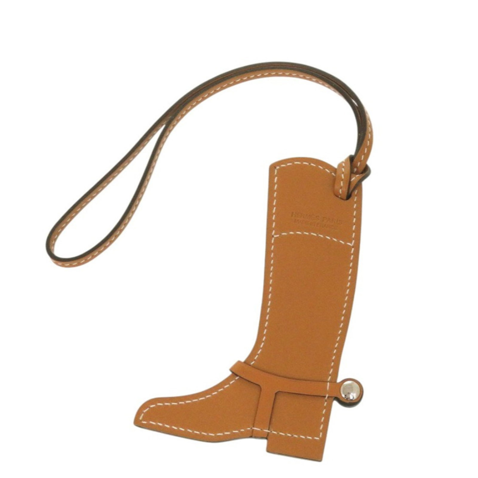 Swift Hermes Leather Keyring - 2