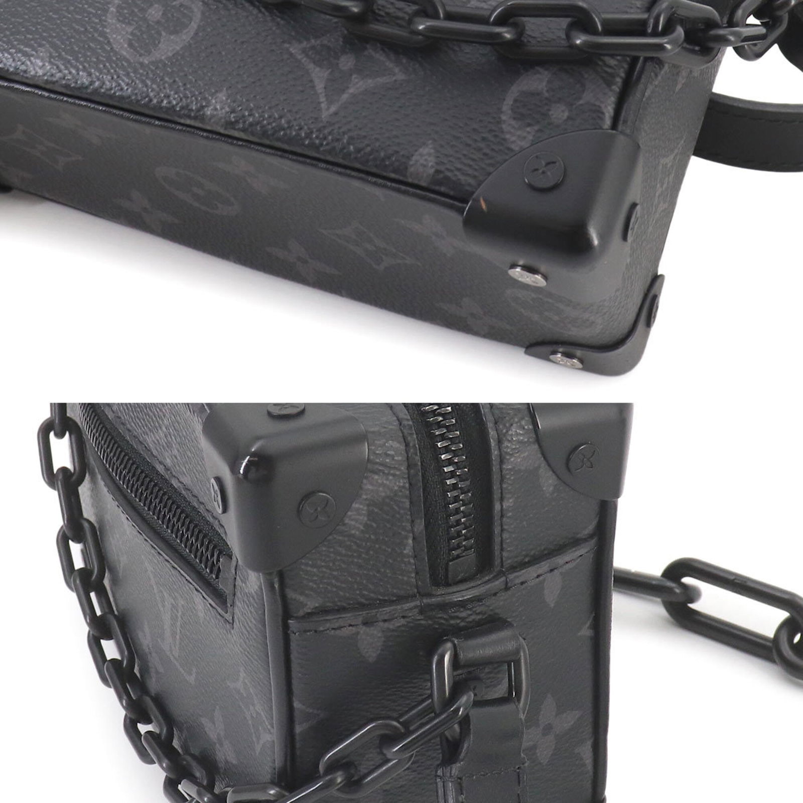 Monogram Eclipse Handbag Vuitton Shoulder Louis - 8