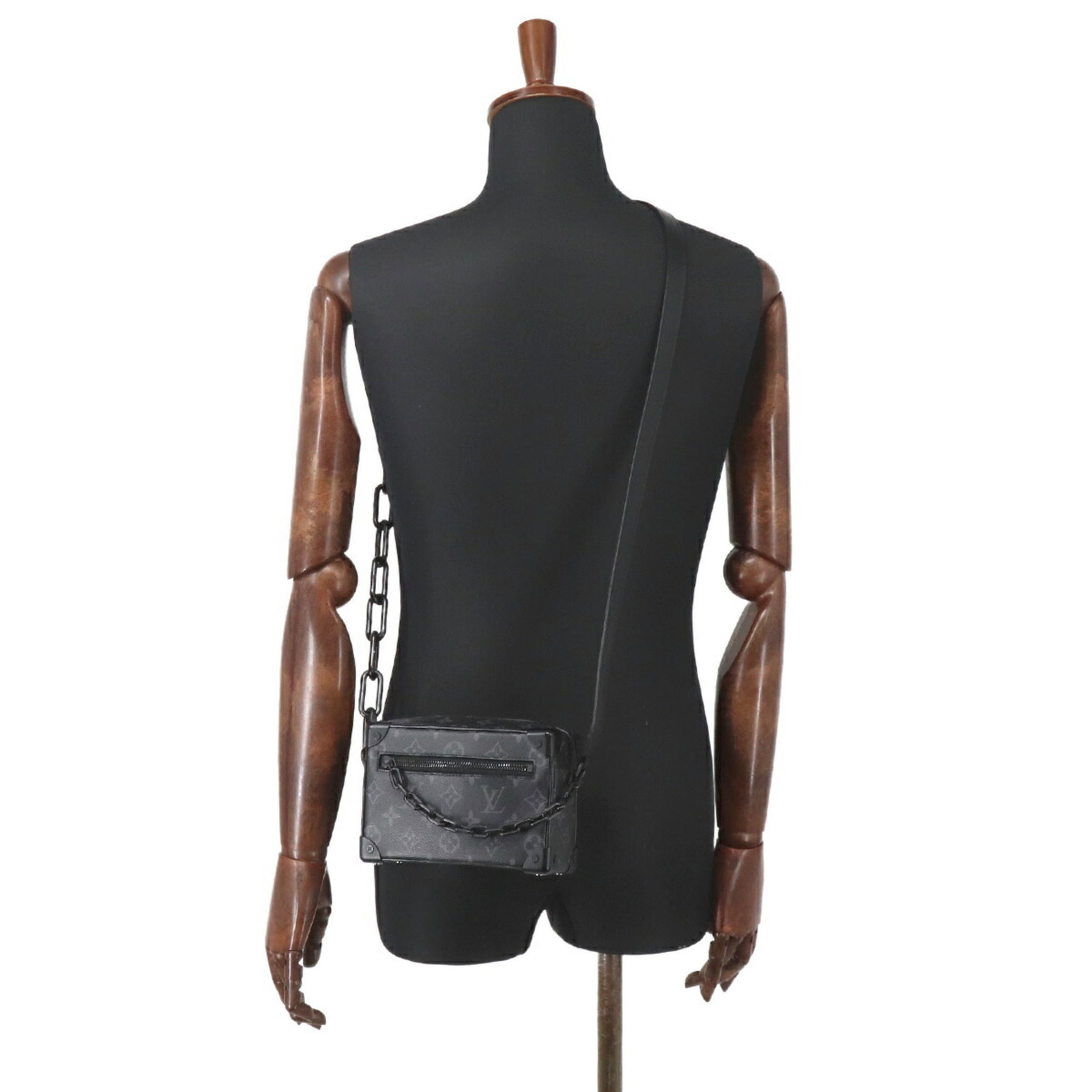 Monogram Eclipse Handbag Vuitton Shoulder Louis - 9