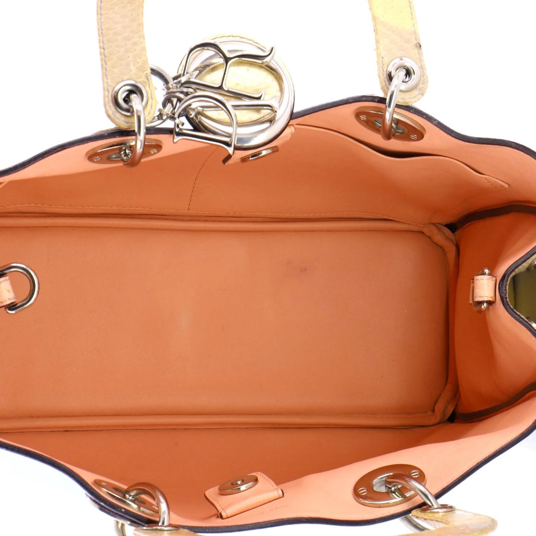 Smooth Calfskin Python Medium Tote Dior Diorissimo - 6