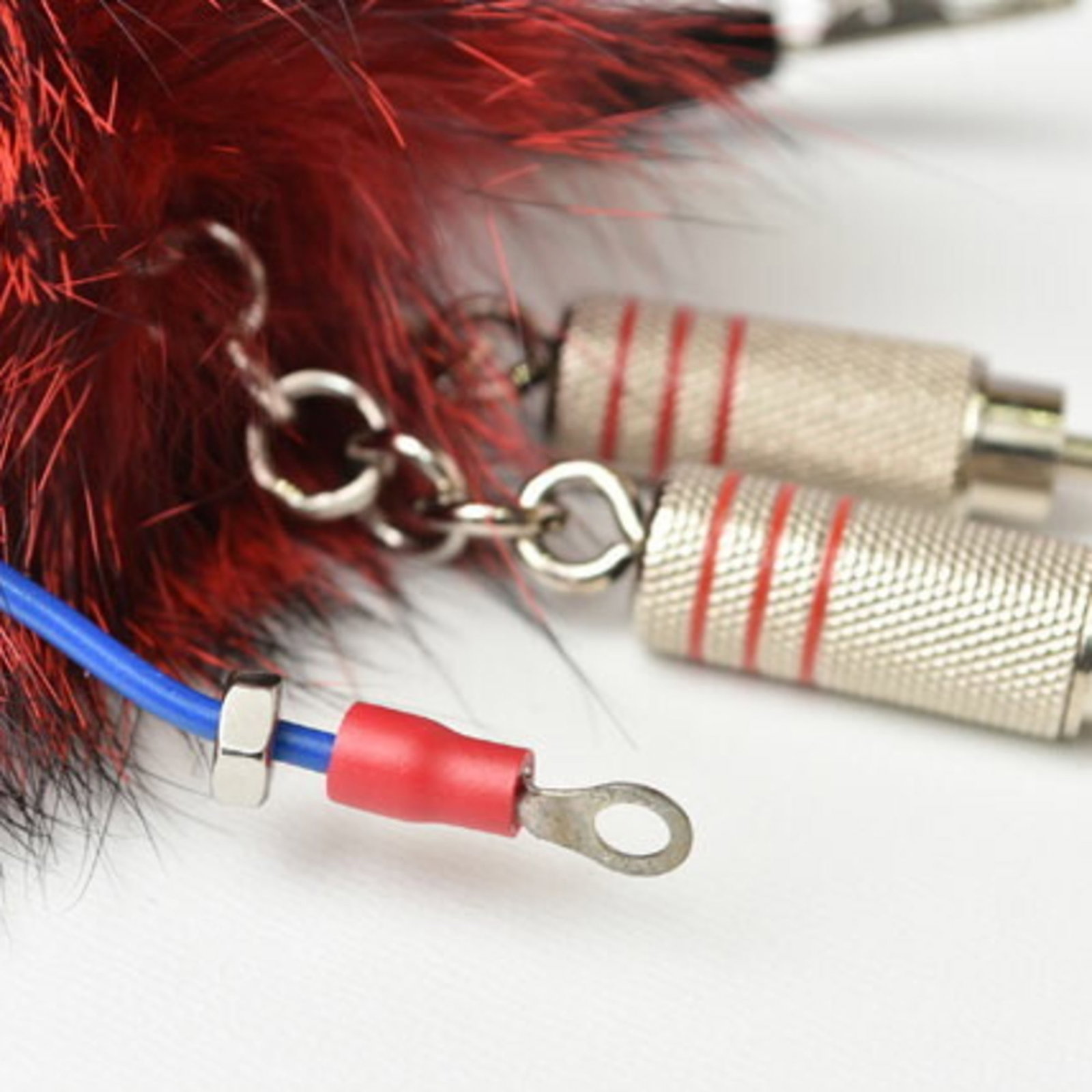 Prada Keyring Leather Metal - 3
