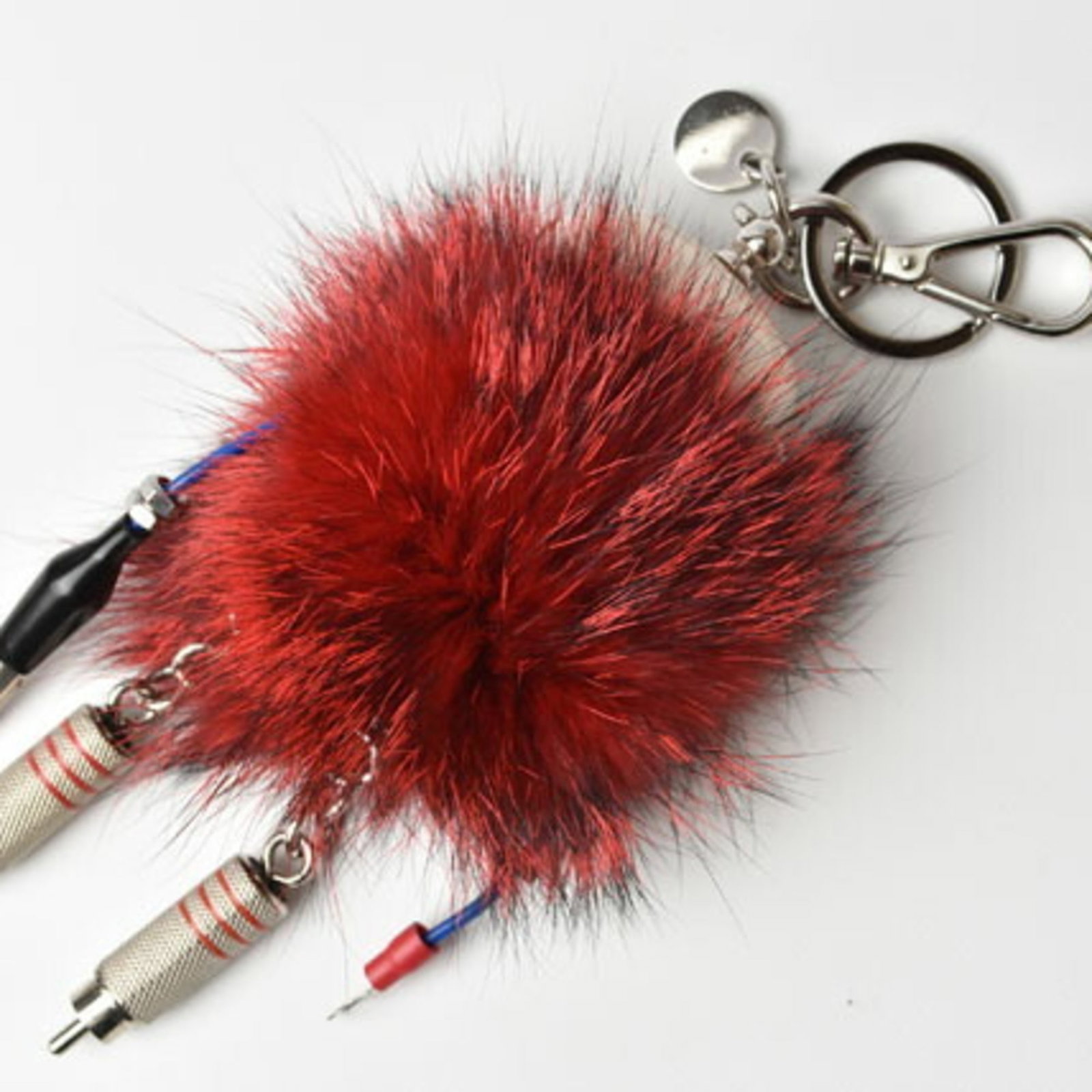 Prada Keyring Leather Metal - 6