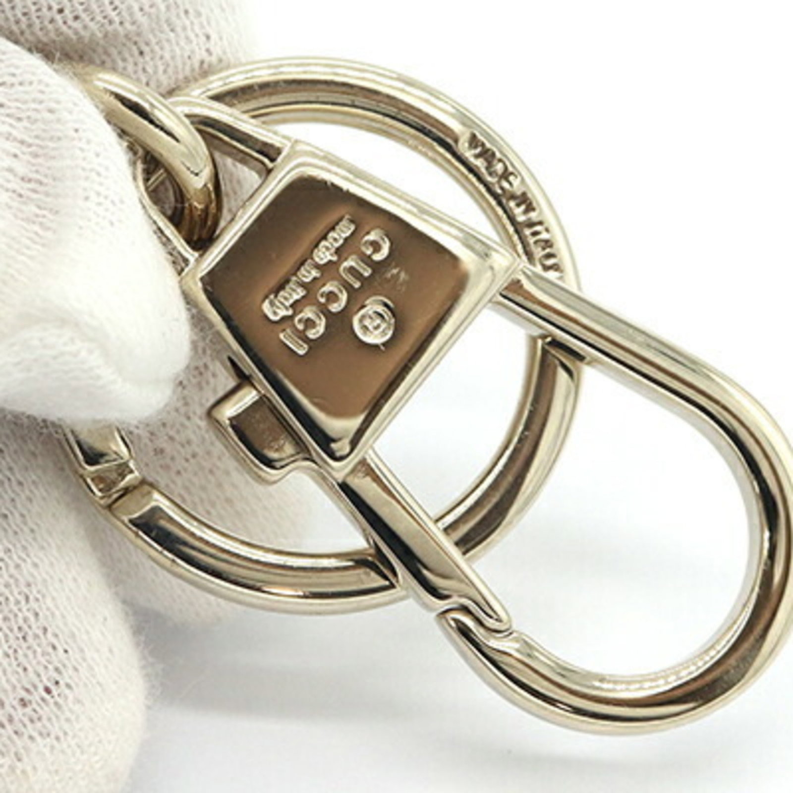 Keyring Leather Gucci - 6