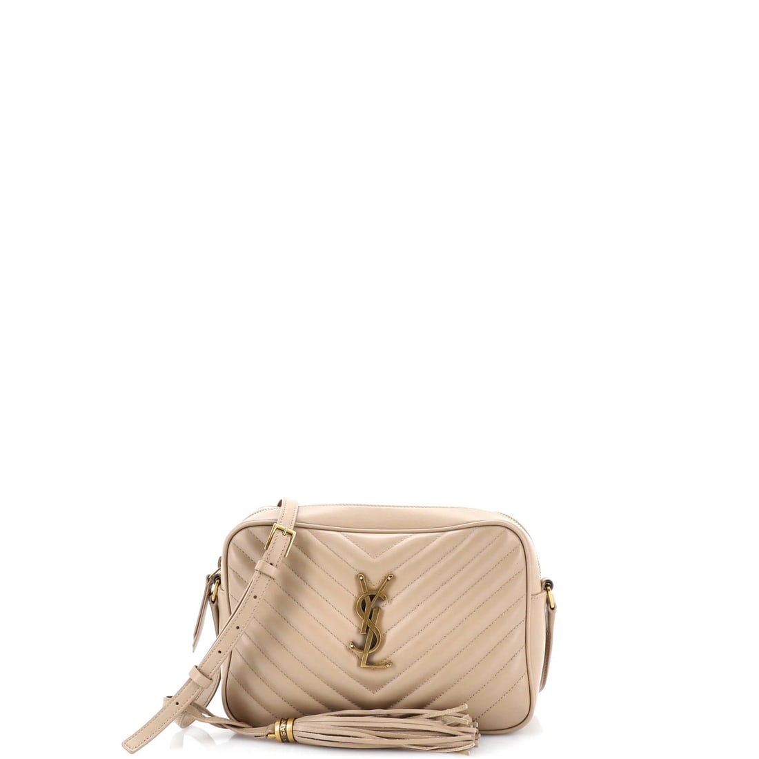 Saint Laurent Lou Camera Small Matelasse Leather Bag Chevron (1 of 7)