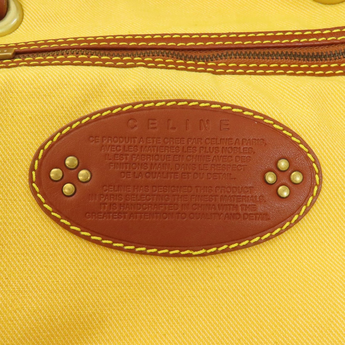 Macadam canvas tote bag pattern celine - 6