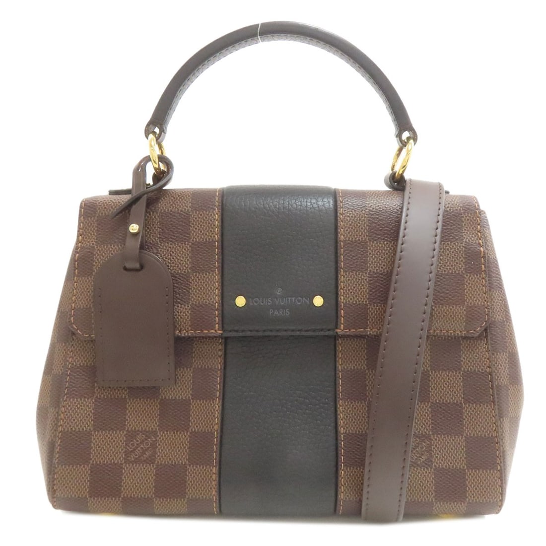 Louis Vuitton Damier Canvas Bb Bond Street Handbag: Louis Vuitton Damier Canvas Bb Bond Street Handbag Brown Damier canvas handbag from LOUIS VUITTON's Bond Street collection, featuring the iconic pattern and classic design. This timeless piece boasts 
