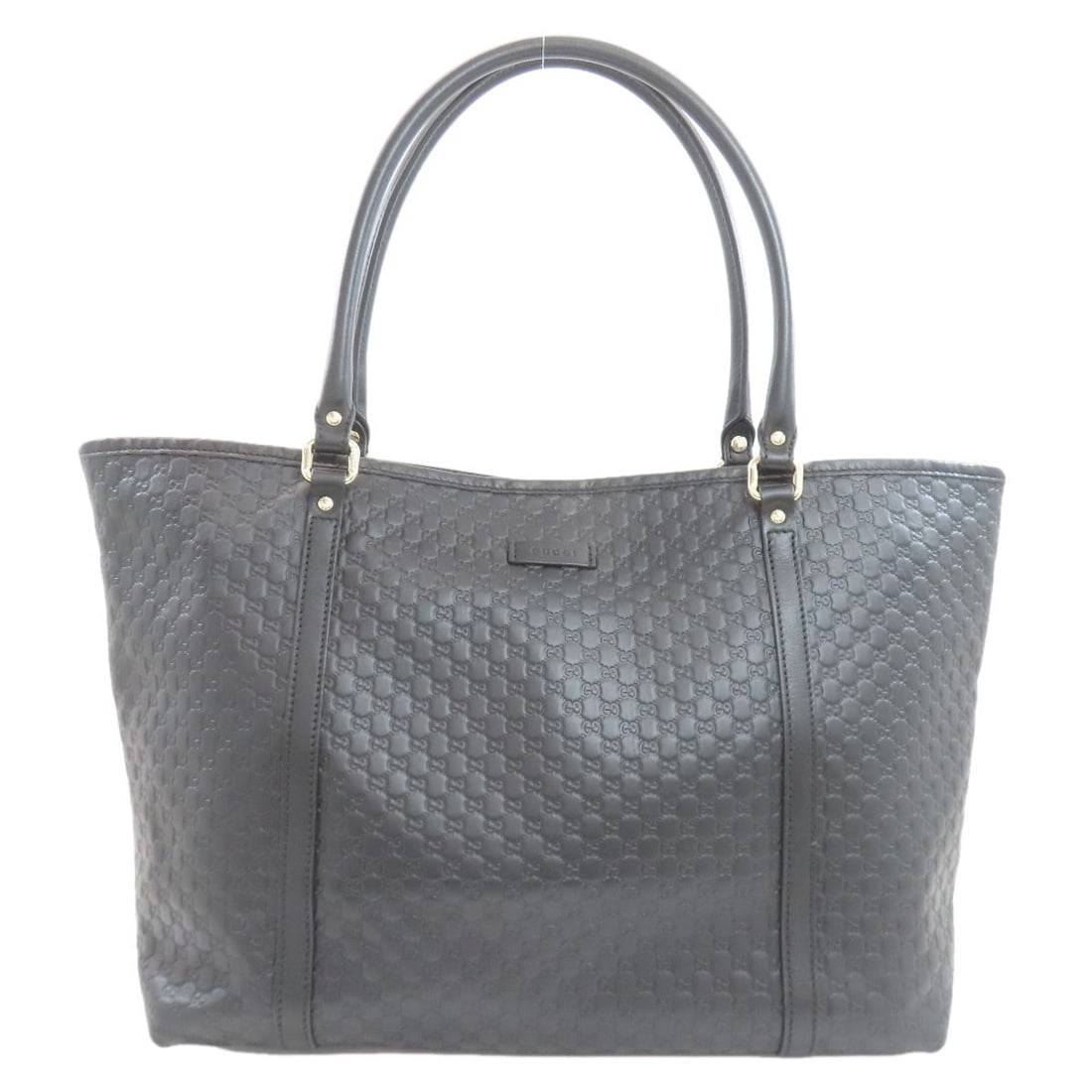 Micro Gg Signature Calf Tote Bag Outlet Gucci 449647 (1 of 16)
