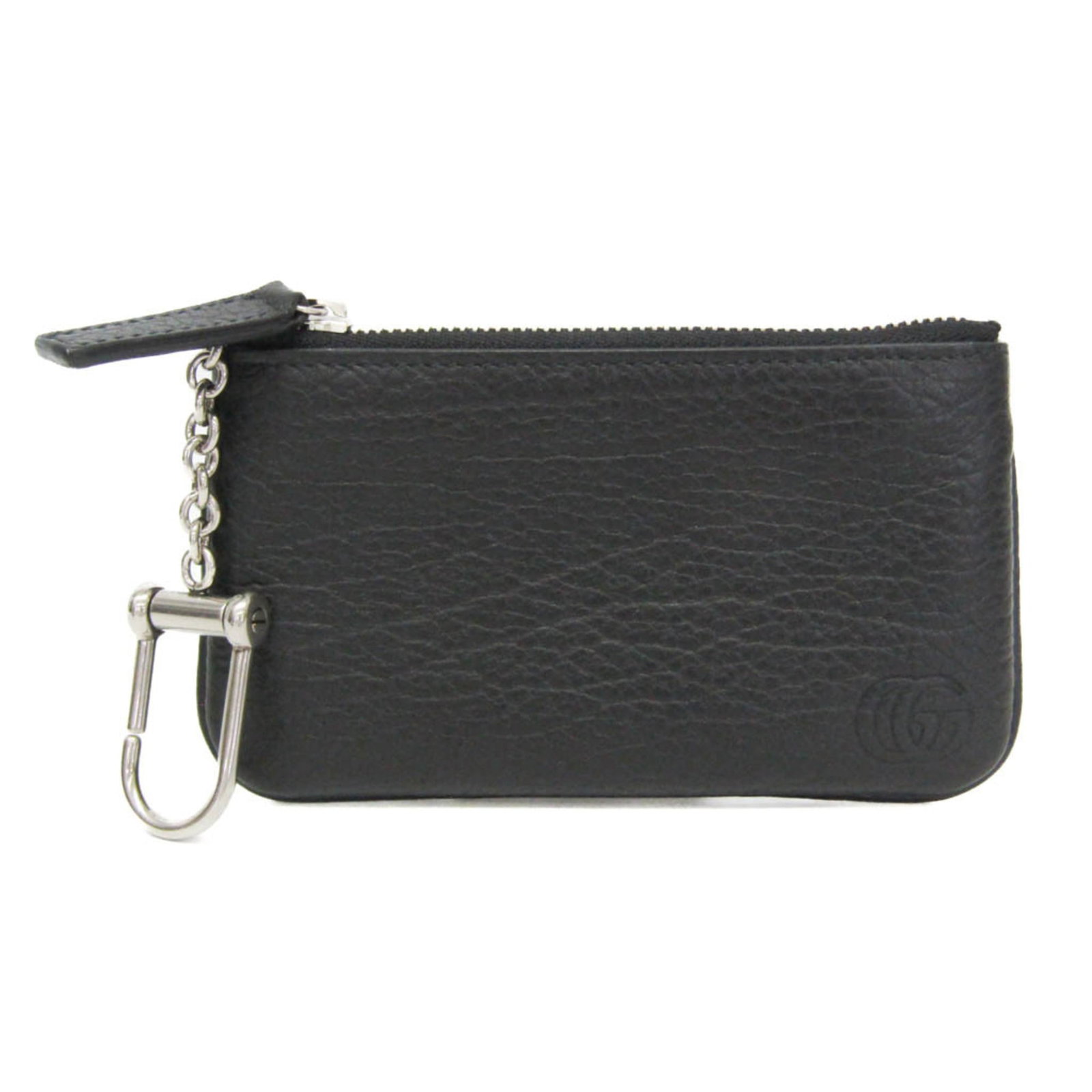 Gucci Leather Coin Purse: Gucci Leather Coin Purse The Gucci Leather Coin Purse boasts sleek black leather and a sturdy zipper closure, perfect for storing small essentials. Its compact size makes it an ideal accessory for dai