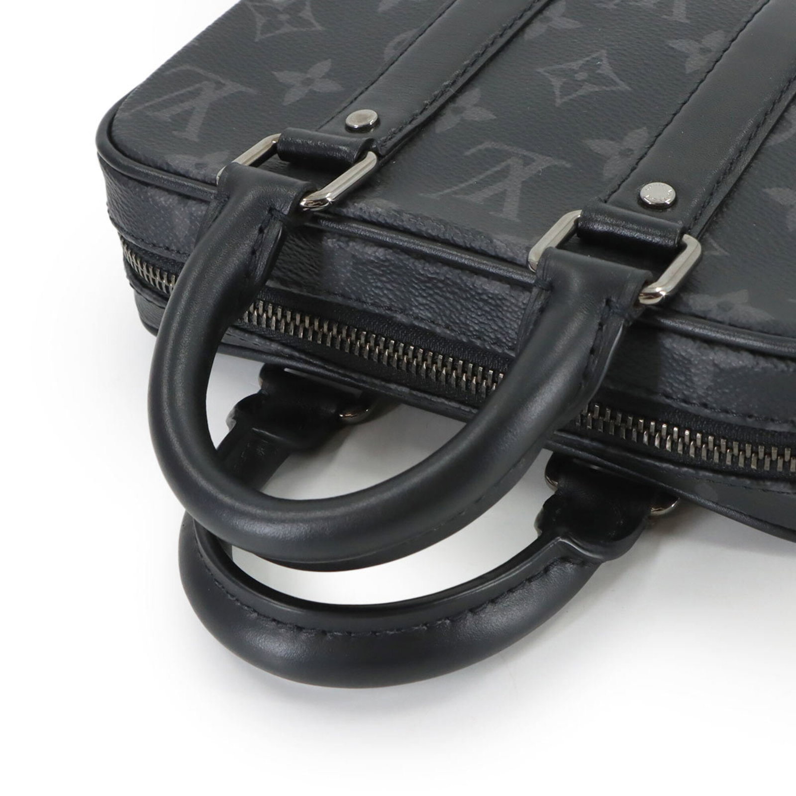 Monogram Eclipse Handbag Vuitton Shoulder Louis - 5