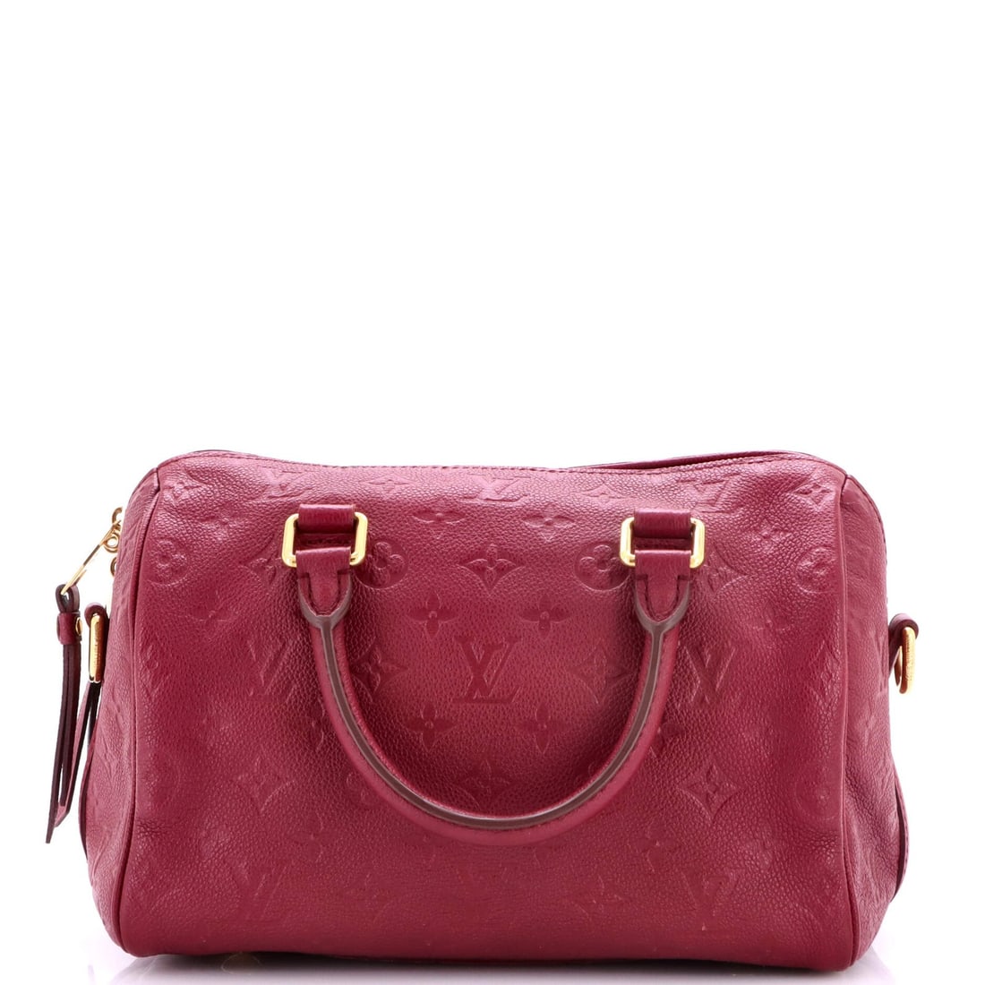 Monogram Leather Bag Empreinte Vuitton Speedy Louis 25 (1 of 8)