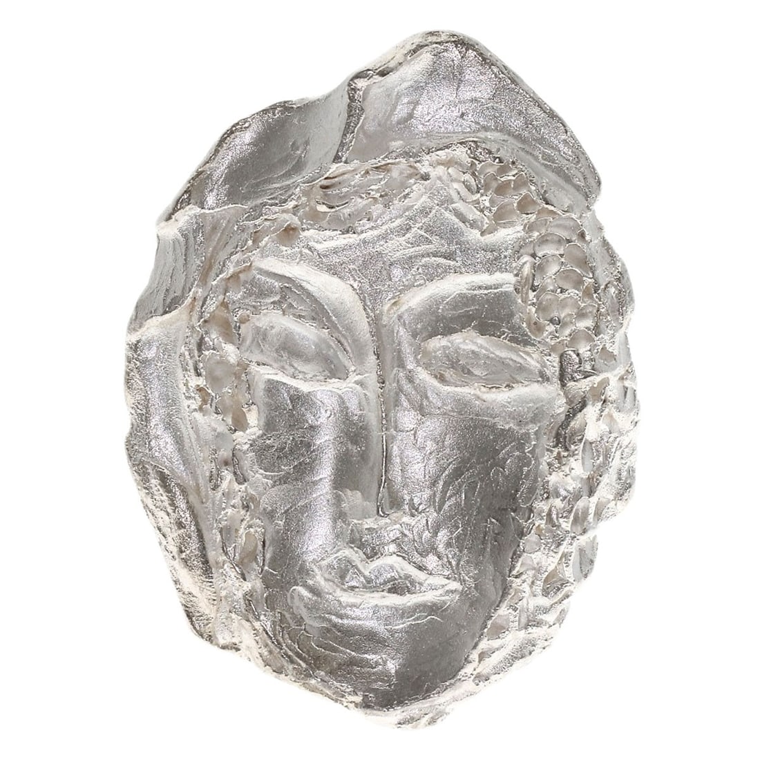 Tasaki Masuo Ikeda, Woman In A Hat, Pure Silver Medal Other Silver Unisex: Tasaki Masuo Ikeda, Woman In A Hat, Pure Silver Medal Other Silver Unisex Tasaki Masuo Ikeda's Woman In A Hat medal is a stunning piece made from pure silver. The intricate design bears a signature,