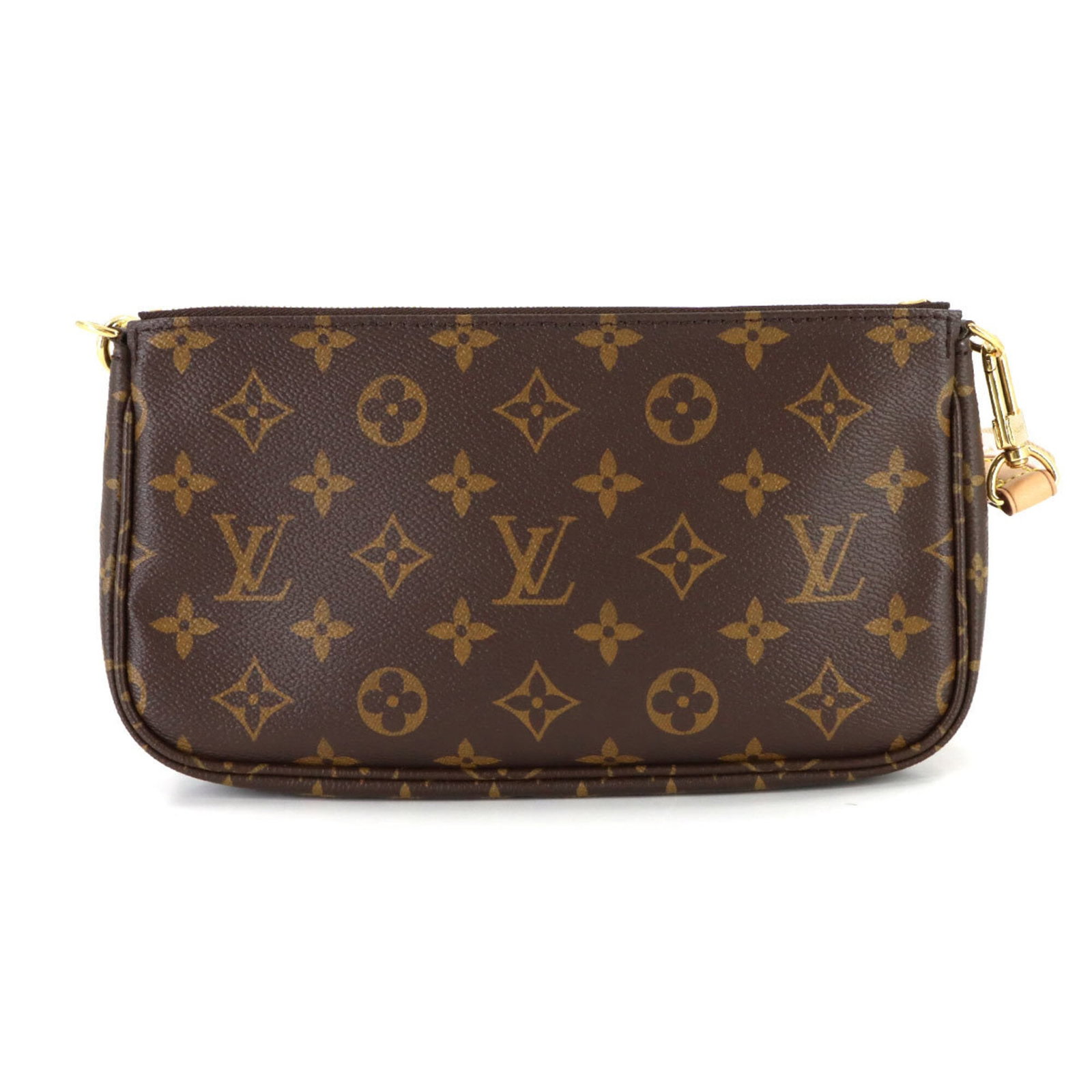 Handbag Pochette Shoulder Louis Vuitton Monogram Pouch: Handbag Pochette Shoulder Louis Vuitton Monogram Pouch The Louis Vuitton Monogram Pouch is a stylish and compact shoulder bag featuring the iconic monogram pattern, available in Rose Clair. Measuring 