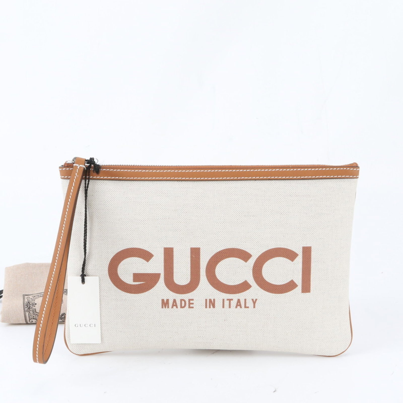 Canvas leather handbag Gucci: Canvas leather handbag Gucci Canvas leather handbag from Gucci, made with high-quality materials and featuring a classic beige color. Measuring 19cm x 29cm x 1cm, it has a sturdy handle length of 40cm