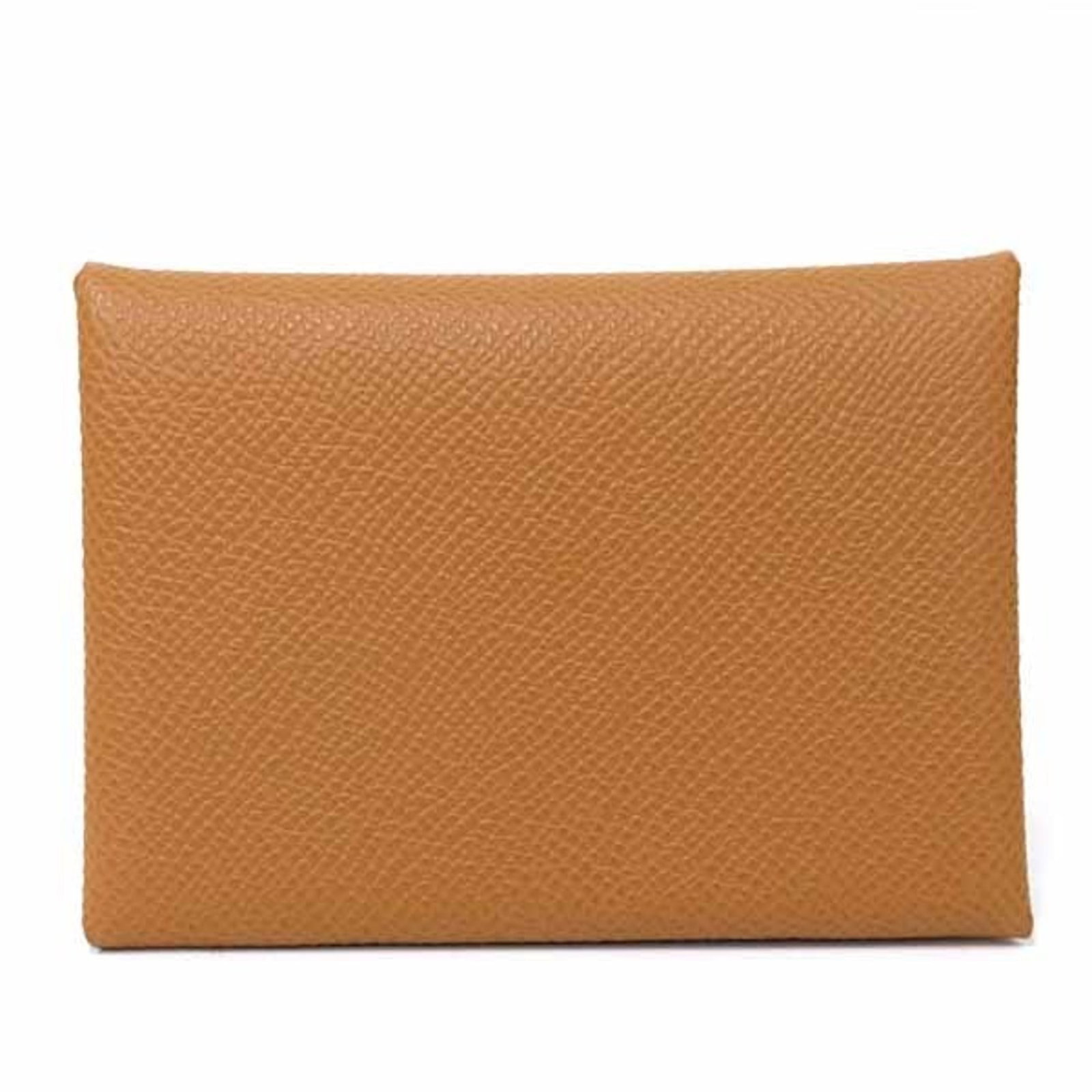Epsom Leather Card Case Hermes: Epsom Leather Card Case Hermes Epsom leather card case from Hermes, crafted in France with a rich brown finish. This compact accessory measures 7.5cm x 10.3cm x 1.5cm and comes in a protective box. A 