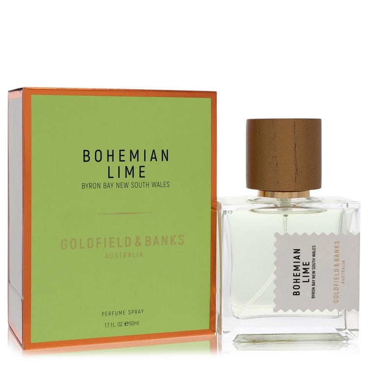 Goldfield & Banks Bohemian Lime by Goldfield & Banks Perfume Spray (Unisex) 1.7 oz: Goldfield & Banks Bohemian Lime by Goldfield & Banks Perfume Spray (Unisex) 1.7 oz Goldfield & Banks Bohemian Lime is a unisex cologne spray offering a refreshing blend. The product comes in a 1.7 oz