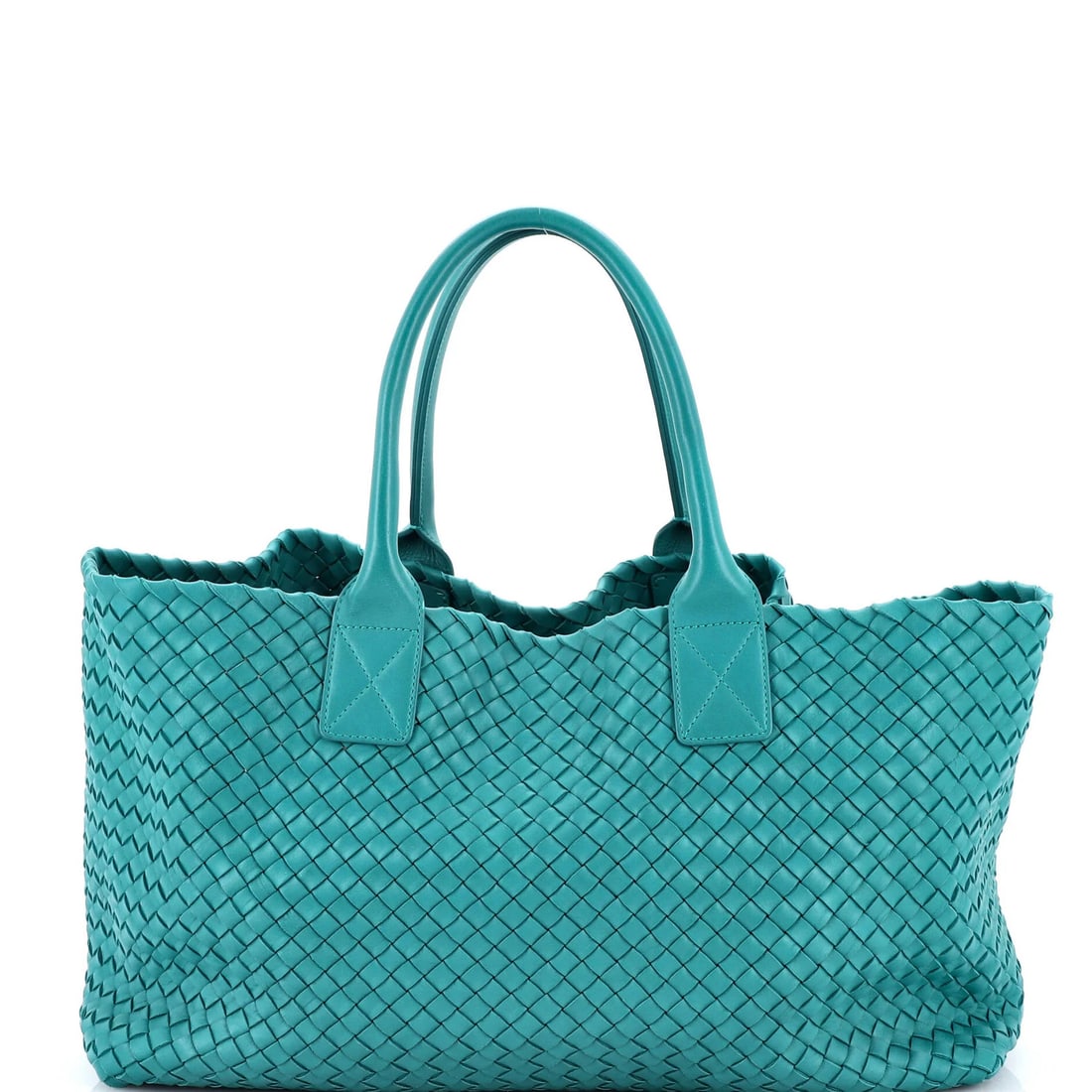 Cabat tote medium intrecciato nappa bottega veneta: Cabat tote medium intrecciato nappa bottega veneta Cabat tote in medium size, featuring Bottega Veneta's signature intrecciato nappa leather exterior in green. This versatile tote boasts a classic des