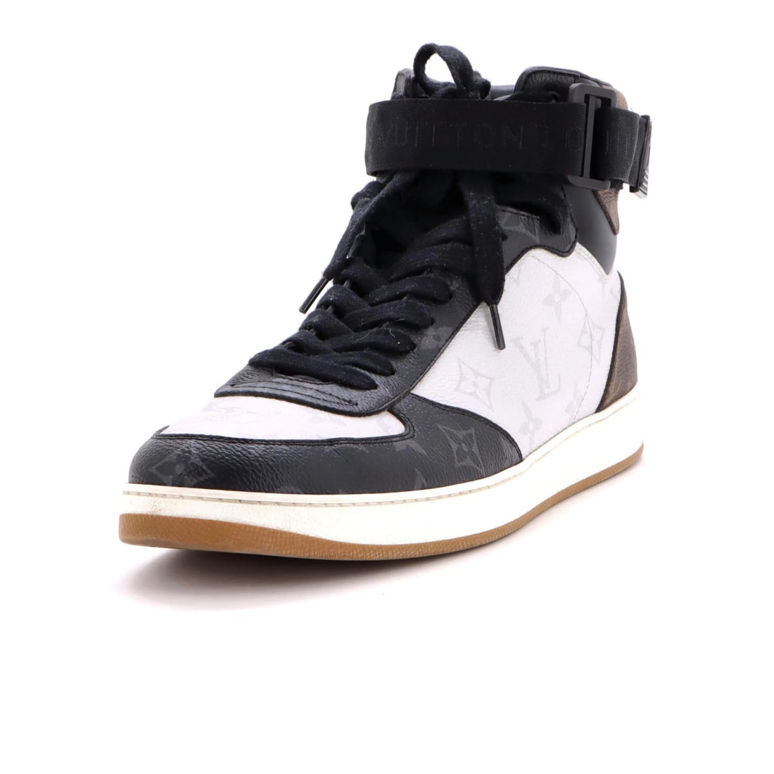 Men's Rivoli Monogram Canvas with Leather Vuitton Louis Boots Sneaker (1 of 6)