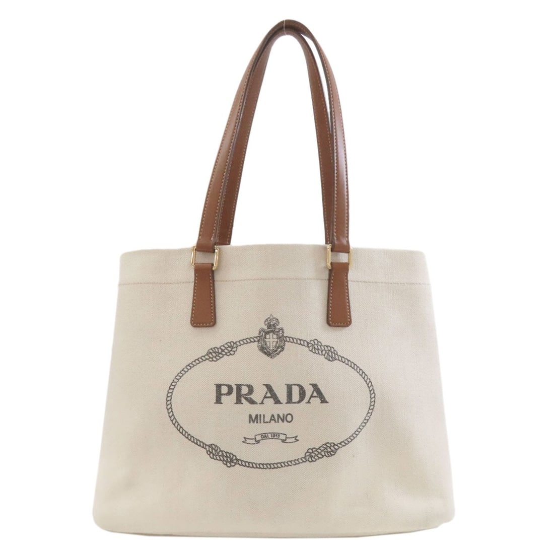 Prada 1Bg355 Logo Tote Bag Canvas (1 of 20)