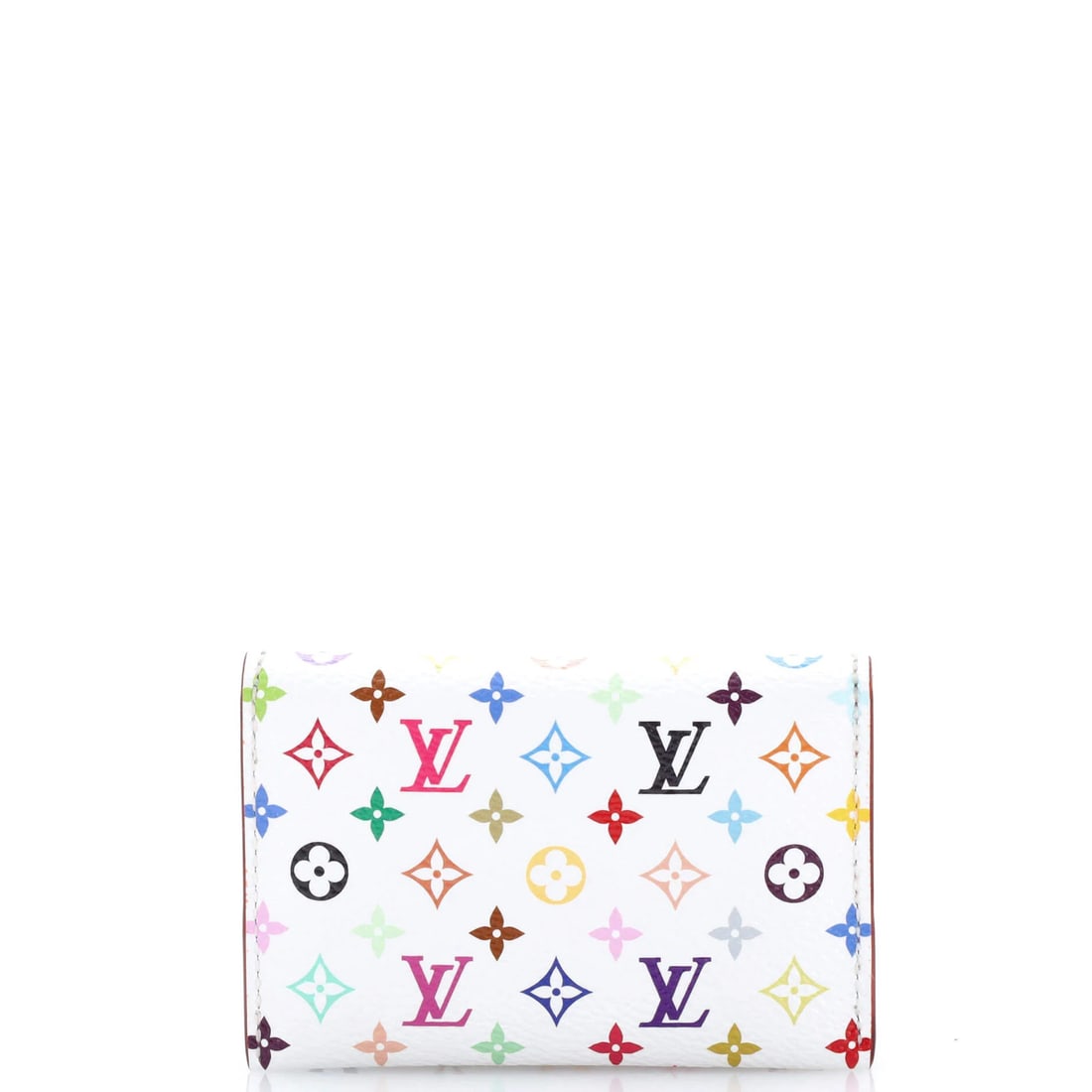 Monogram Multicolor Coated Slim Holder Card Takashi Murakami Louis Vuitton: Monogram Multicolor Coated Slim Holder Card Takashi Murakami Louis Vuitton Slim card holder with monogram multicolor coated canvas exterior, featuring Takashi Murakami's signature style. The interior 