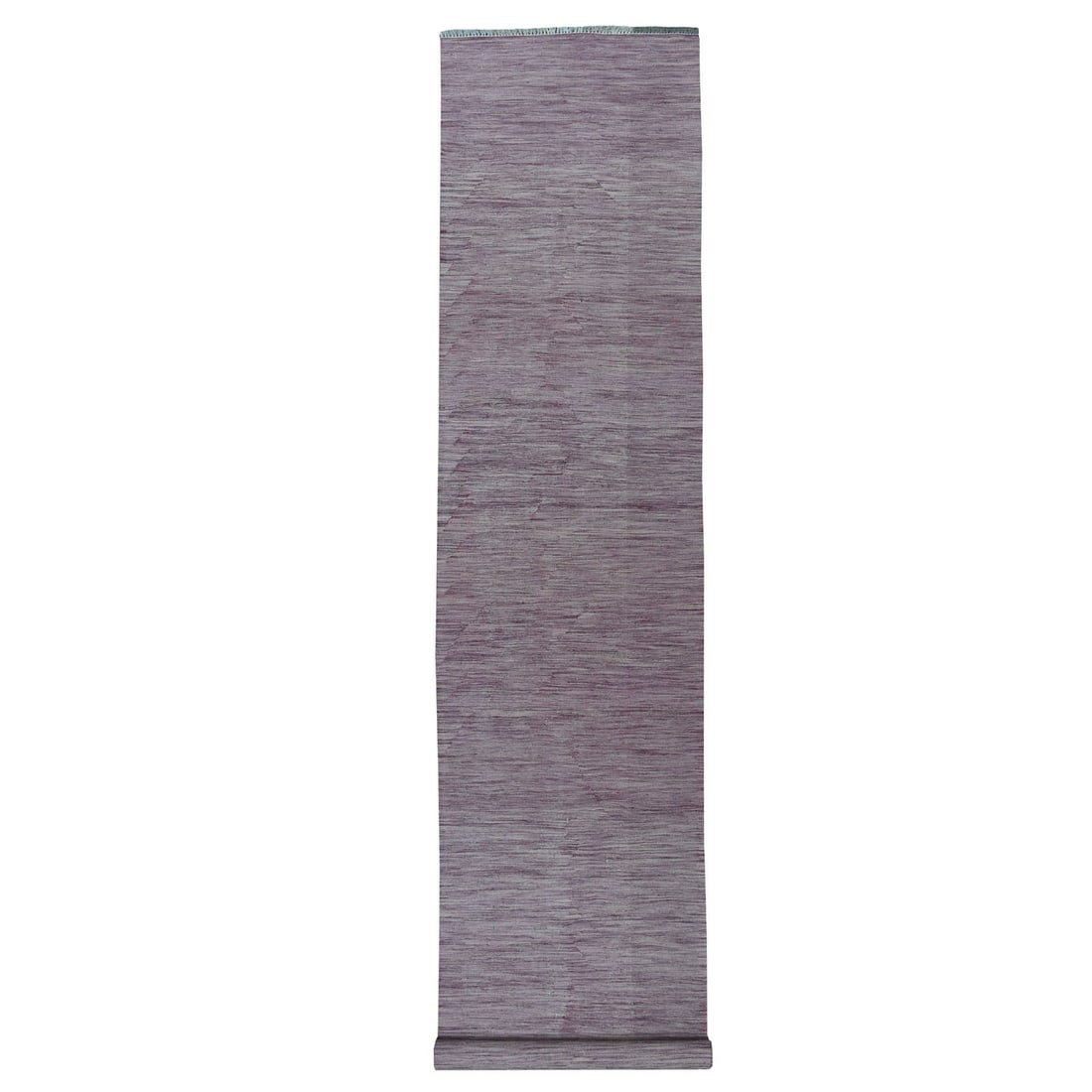 2'8"x16' Lavender Reversible Kilim Pure Wool Hand Woven XL Runner Rug: 2'8"x16' Lavender Reversible Kilim Pure Wool Hand Woven XL Runner Rug 100% wool, 16' long and 2.8" wide, this reversible kilim rug features a beautiful purple hue that adds a touch of elegance to any 