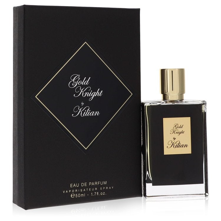 Kilian Gold Knight by Kilian Eau De Parfum Spray 1.7 oz: Kilian Gold Knight by Kilian Eau De Parfum Spray 1.7 oz Kilian Gold Knight offers subtle anise and wild bergamot as its opening notes, layered with sweet honey and fresh vanilla. The fragrance
