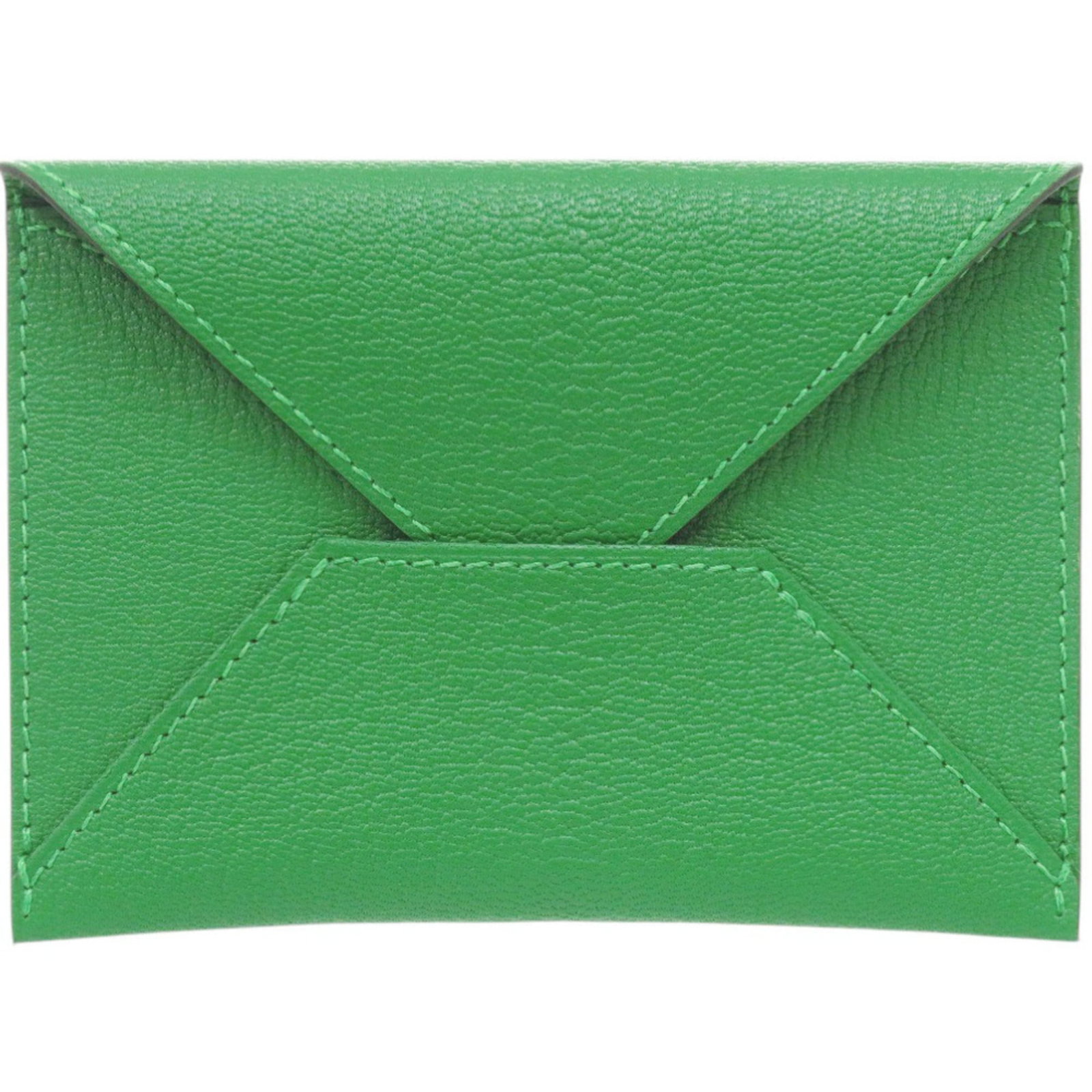 Chevre Leather Business Card Case Hermes Myzore (1 of 8)