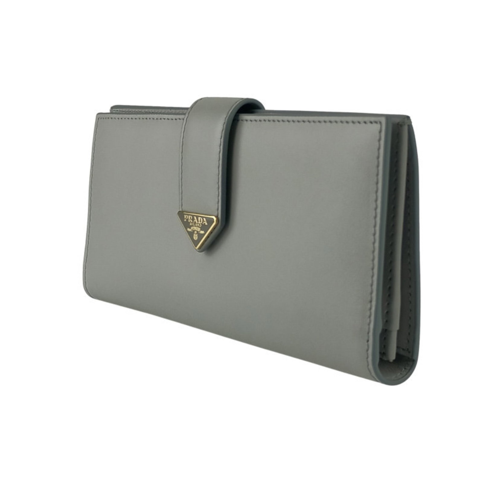 Long Bi Fold Leather Wallet - 2