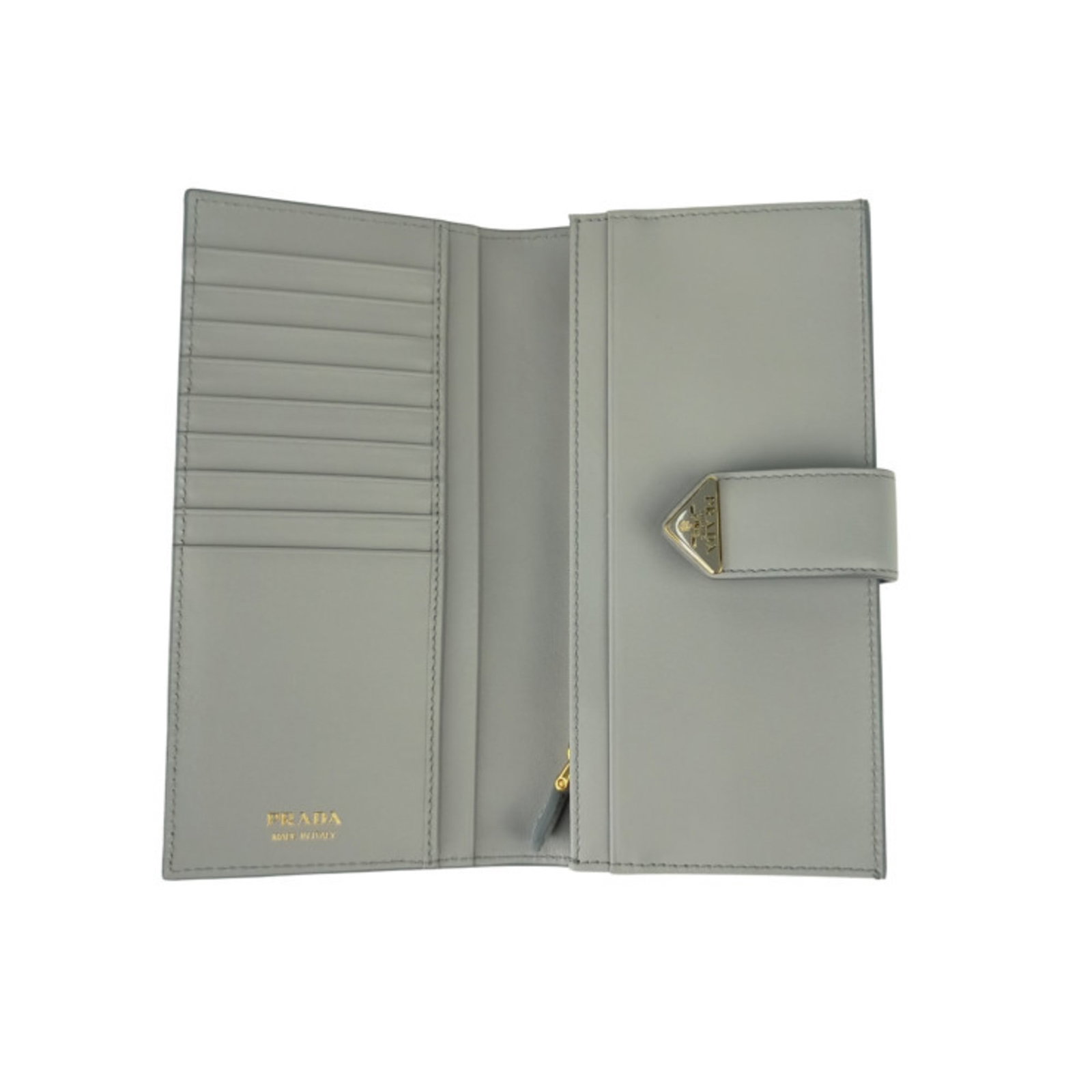 Long Bi Fold Leather Wallet - 7