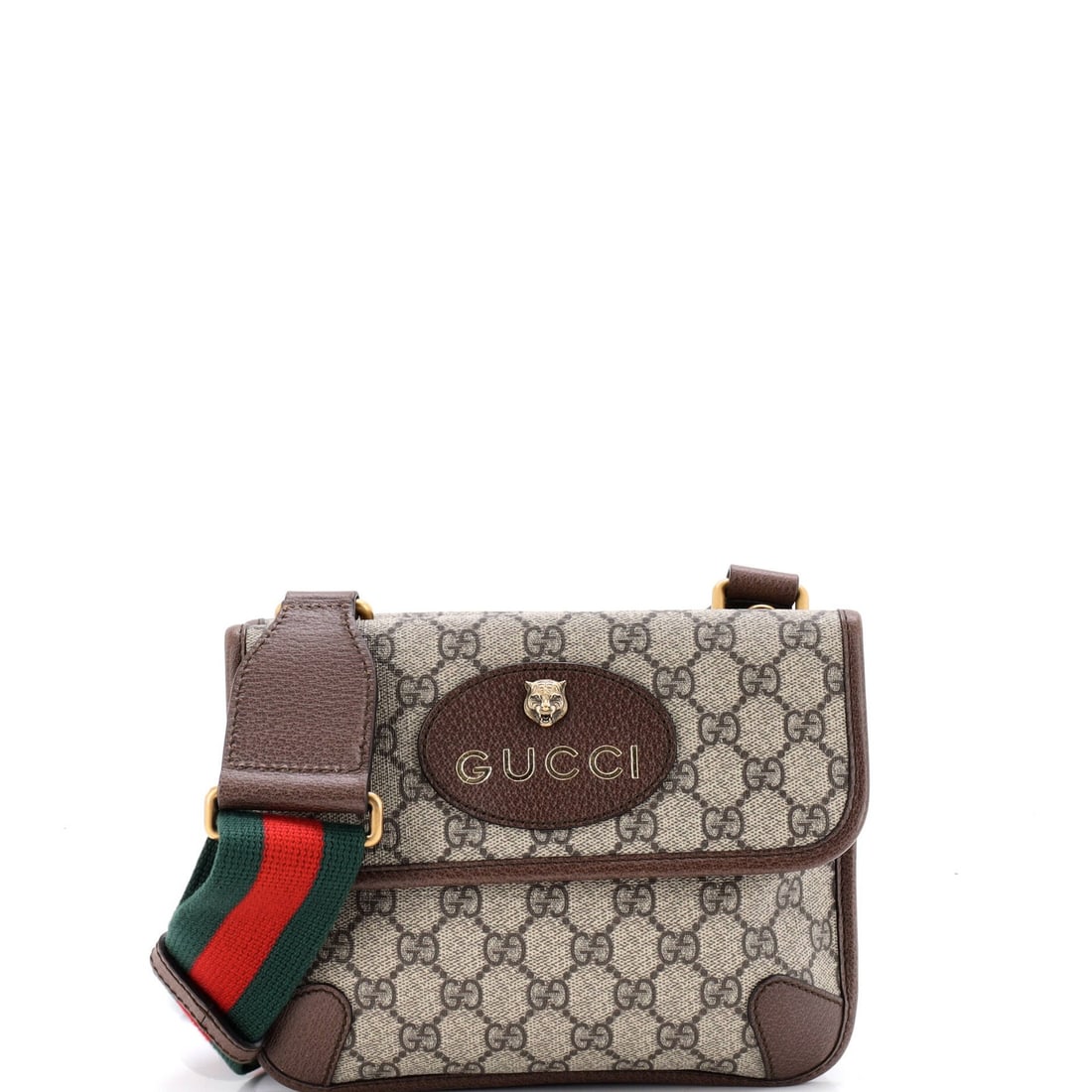 Gucci Neo Flap Messenger Canvas GG Small Coated Vintage: Gucci Neo Flap Messenger Canvas GG Small Coated Vintage Small, stylish, and effortlessly chic, this Gucci Neo Flap Messenger Canvas GG Small Coated Vintage bag boasts a timeless design with clean line