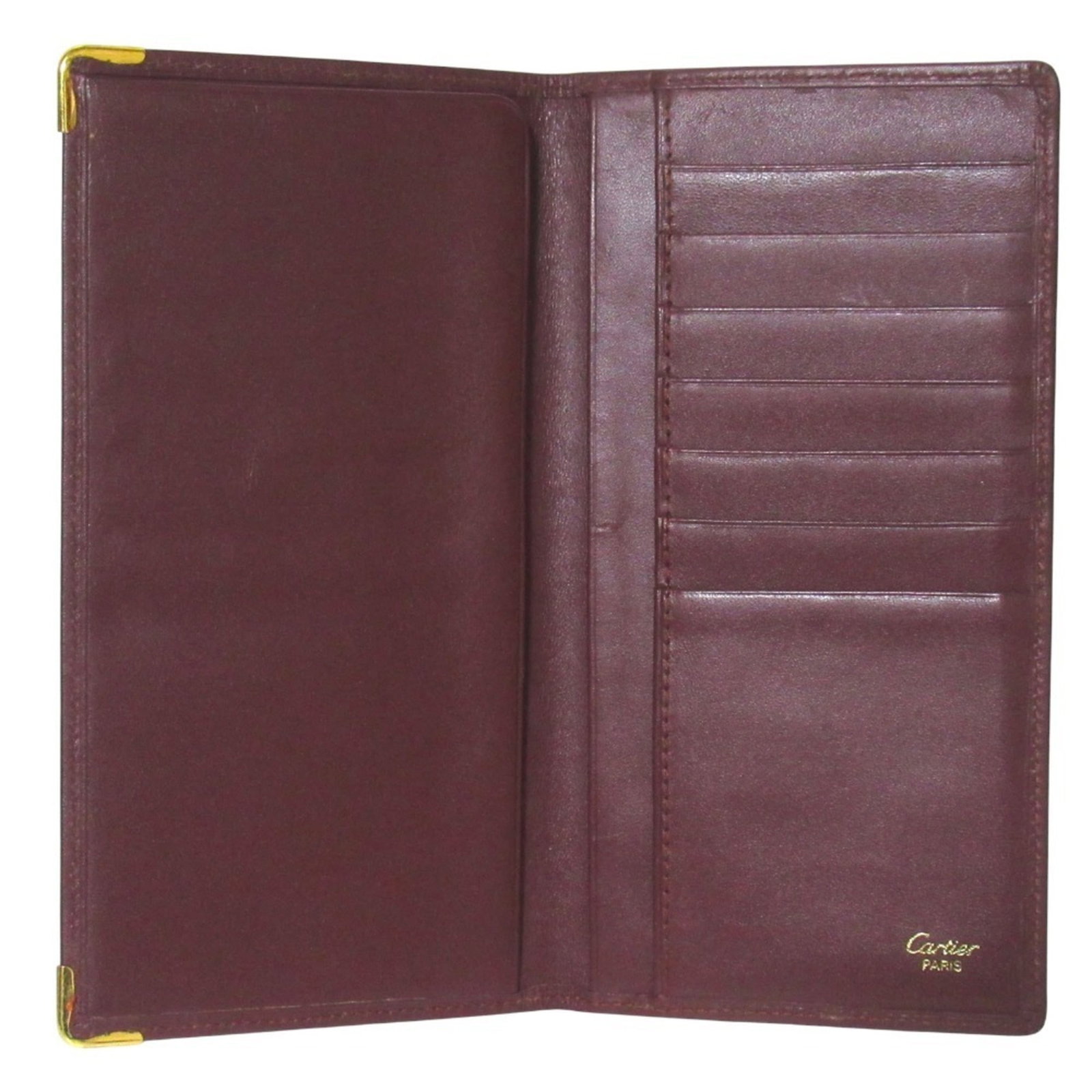 Long Wallet Bi Fold Cartier - 4