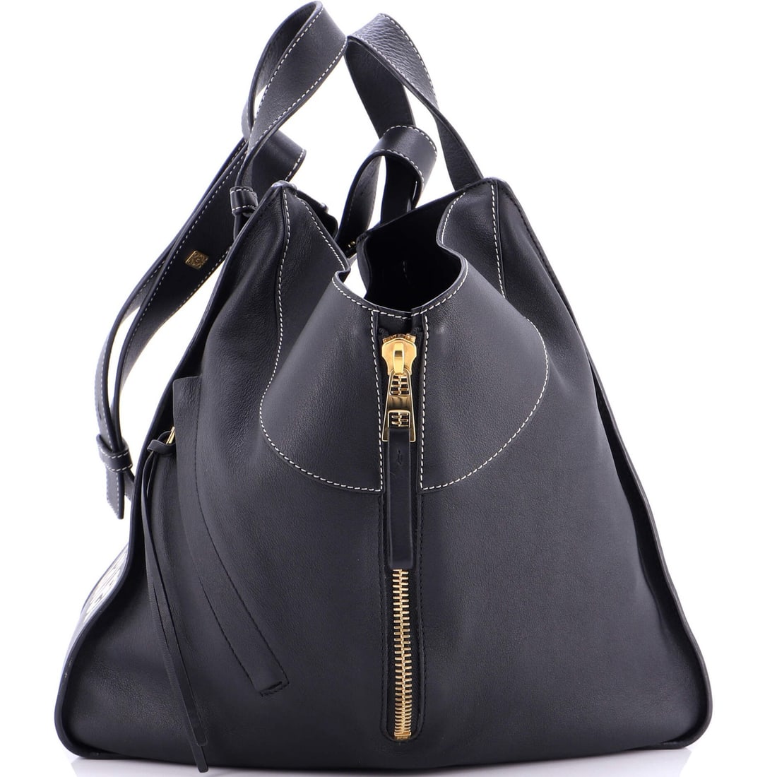 Hammock Bag Printed Leather Medium Loewe