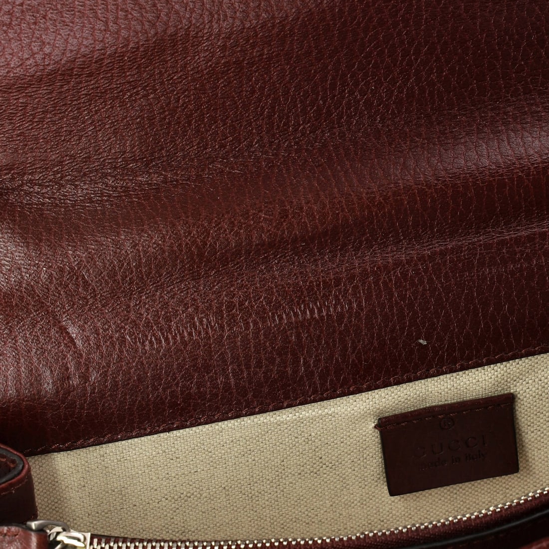 Medium leather bag by Gucci - 7