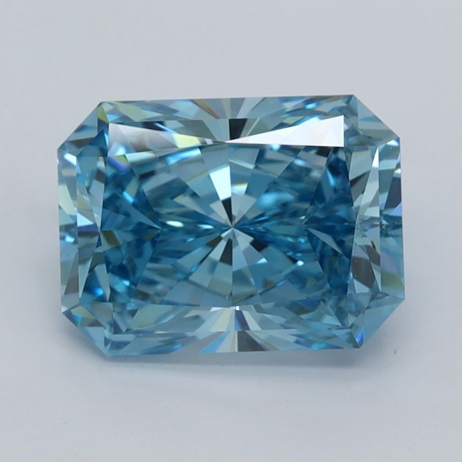 IGI Radiant 2.53ct Fancy Vivid Blue VVS1 - Loose Lab Diamond: IGI Radiant 2.53ct Fancy Vivid Blue VVS1 - Loose Lab Diamond Item Specifics: Source: This Is A Real Diamond Grown In A Lab Not Mined. Carat: 2.53 Cut: - Color: Fancy Vivid Blue Clarity: VVS1 Polish: E