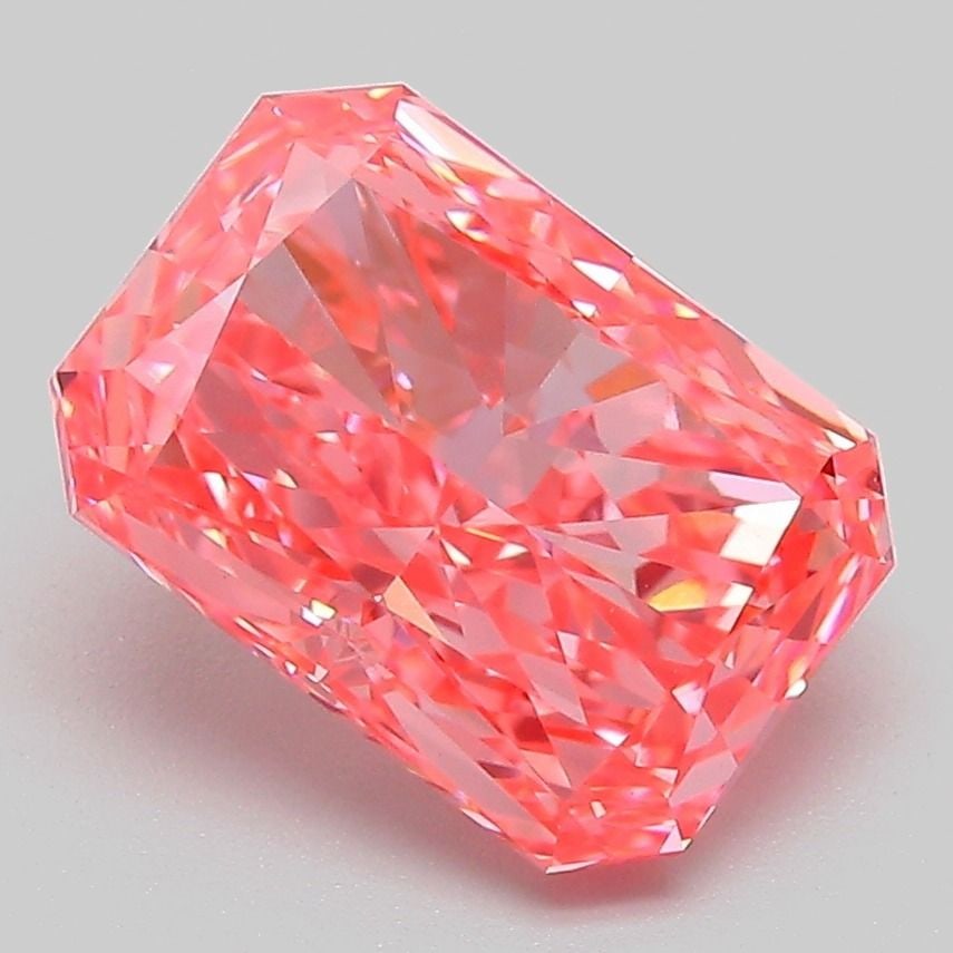 IGI Radiant 3.02ct Fancy Vivid Pink VVS2 - Loose Lab Diamond: IGI Radiant 3.02ct Fancy Vivid Pink VVS2 - Loose Lab Diamond Item Specifics: Source: This Is A Real Diamond Grown In A Lab Not Mined. Carat: 3.02 Cut: - Color: Fancy Vivid Pink Clarity: VVS2 Polish: E