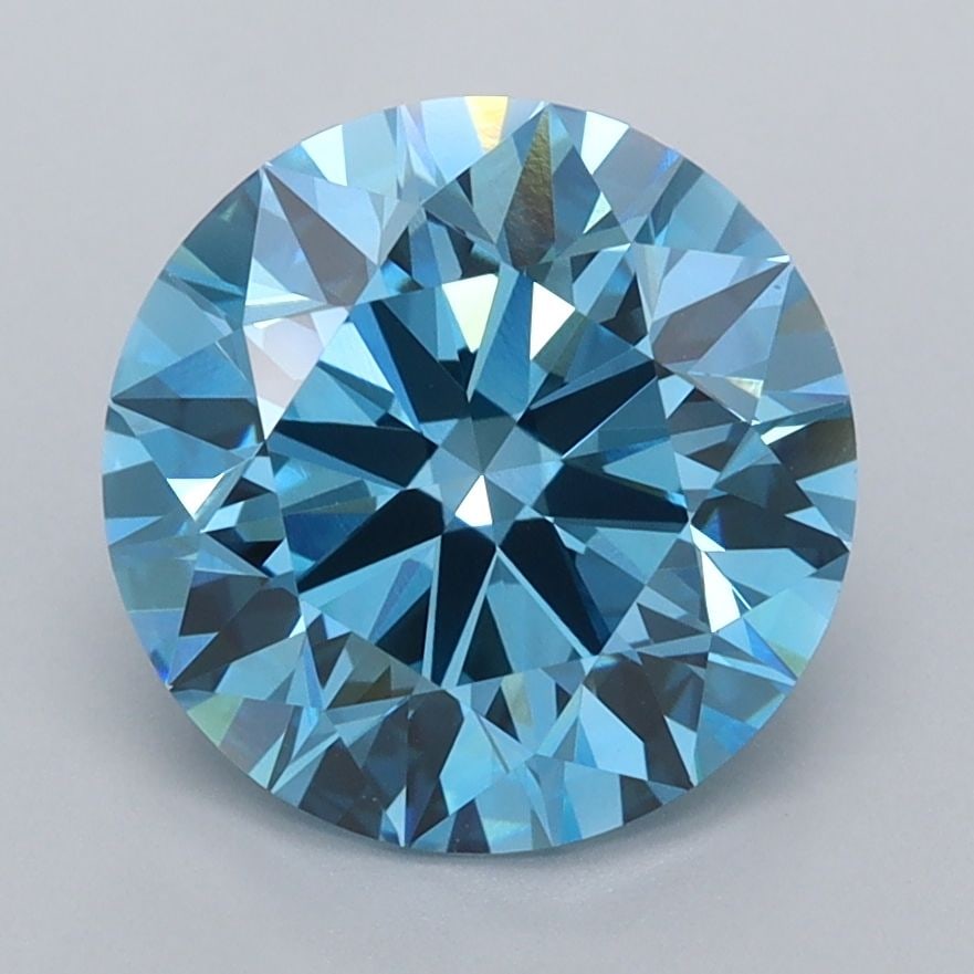 IGI Round 3.0ct Fancy Vivid Blue VVS2 - Ideal Loose Lab Diamond: IGI Round 3.0ct Fancy Vivid Blue VVS2 - Ideal Loose Lab Diamond Item Specifics: Source: This Is A Real Diamond Grown In A Lab Not Mined. Carat: 3.0 Cut: ID Color: Fancy Vivid Blue Clarity: VVS2 Polish