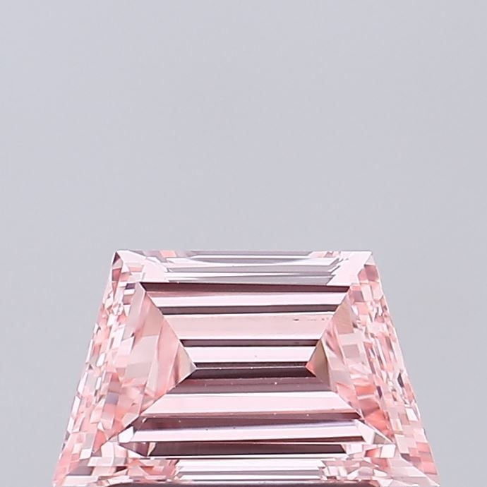 Trapezoid 0.83ct Fancy Vivid Pink VVS2 - Loose Lab Diamond: Trapezoid 0.83ct Fancy Vivid Pink VVS2 - Loose Lab Diamond Item Specifics: Source: This Is A Real Diamond Grown In A Lab Not Mined. Carat: 0.83 Cut: - Color: Fancy Vivid Pink Clarity: VVS2 Polish: EX