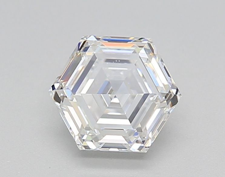 IGI Hexagonal 1.03ct E VVS2 - Loose Lab Diamond: IGI Hexagonal 1.03ct E VVS2 - Loose Lab Diamond Item Specifics: Source: This Is A Real Diamond Grown In A Lab Not Mined. Carat: 1.03 Cut: - Color: E Clarity: VVS2 Polish: EX Symmetry: EX Measurements: