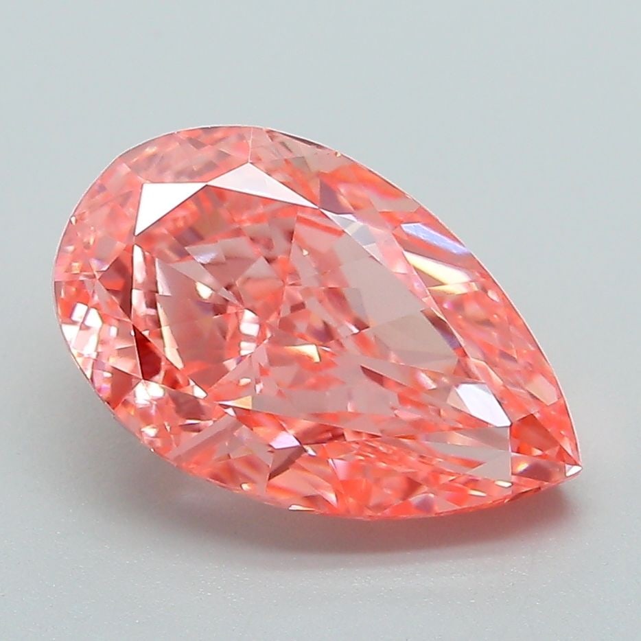 IGI Pear 3.13ct Fancy Vivid Pink VVS2 - Loose Lab Diamond: IGI Pear 3.13ct Fancy Vivid Pink VVS2 - Loose Lab Diamond Item Specifics: Source: This Is A Real Diamond Grown In A Lab Not Mined. Carat: 3.13 Cut: - Color: Fancy Vivid Pink Clarity: VVS2 Polish: EX S