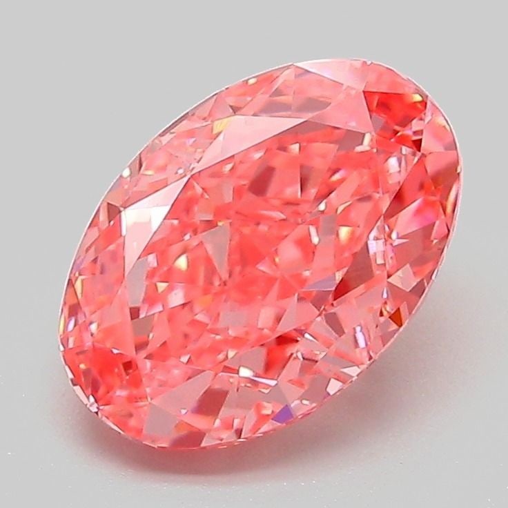 IGI Oval 2.05ct Fancy Vivid Pink VVS2 - Loose Lab Diamond: IGI Oval 2.05ct Fancy Vivid Pink VVS2 - Loose Lab Diamond Item Specifics: Source: This Is A Real Diamond Grown In A Lab Not Mined. Carat: 2.05 Cut: - Color: Fancy Vivid Pink Clarity: VVS2 Polish: EX S