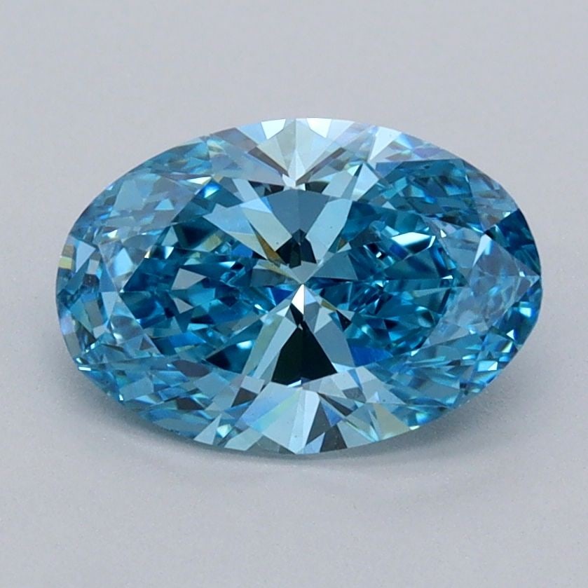 IGI Oval 1.5ct Fancy Vivid Blue VVS2 - Loose Lab Diamond: IGI Oval 1.5ct Fancy Vivid Blue VVS2 - Loose Lab Diamond Item Specifics: Source: This Is A Real Diamond Grown In A Lab Not Mined. Carat: 1.5 Cut: - Color: Fancy Vivid Blue Clarity: VVS2 Polish: VG Sym